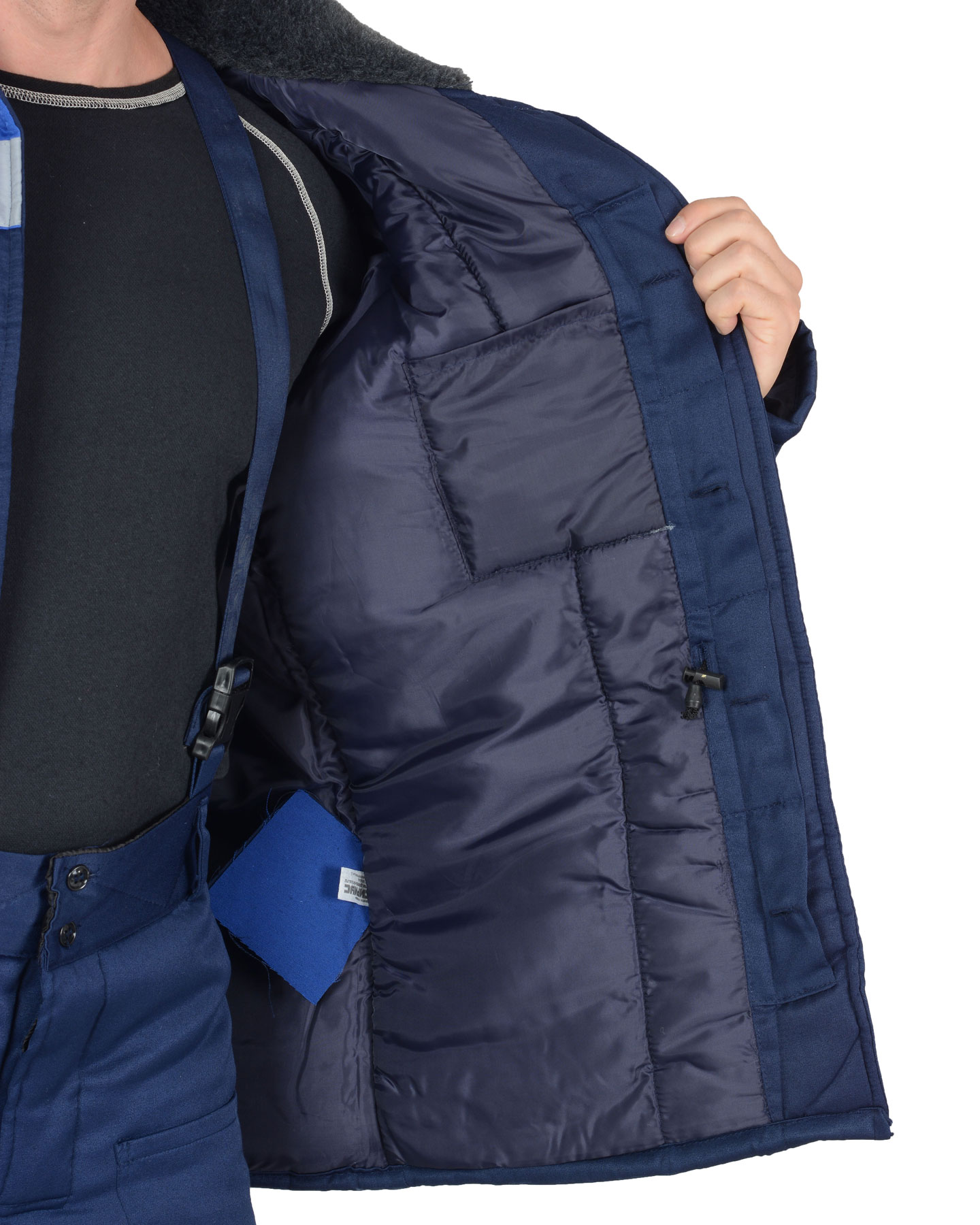 Костюм СИРИУС-БРИГАДИР куртка, брюки, синий с васильковым и СОП Костюм СИРИУС-БРИГАДИР куртка, брюки, синий с васильковым и СОП