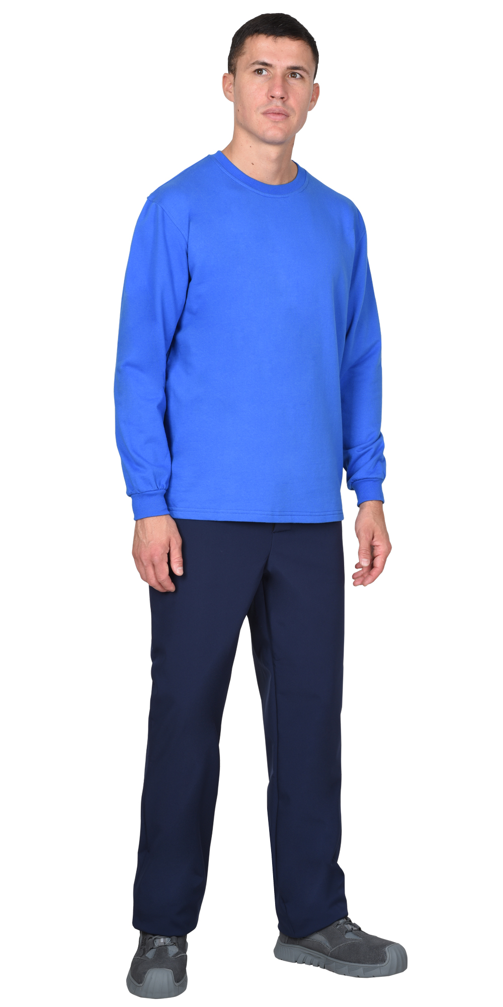 Толстовка васильковая (футер 240 г/м2) (х40) Толстовка васильковая (футер 240 г/м2) (х40)