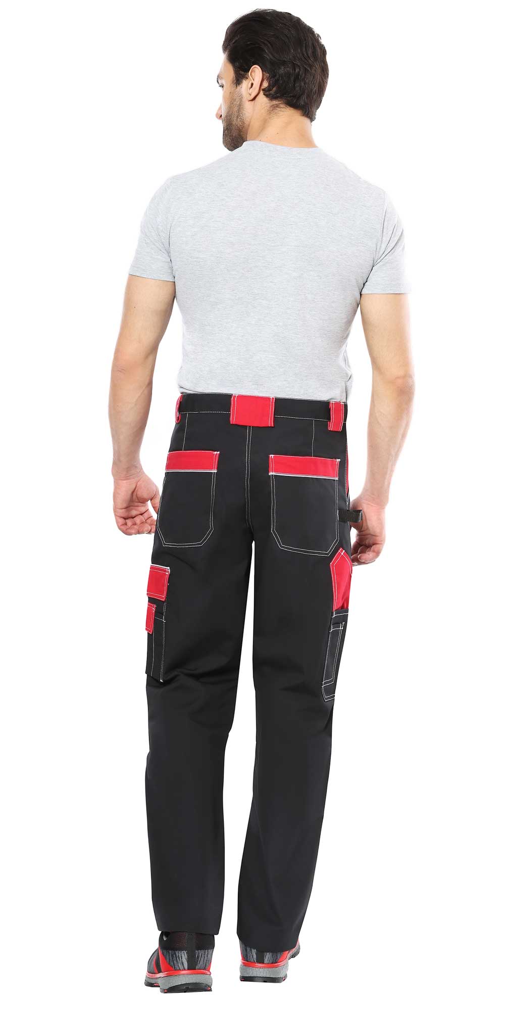 Костюм СИРИУС-АГАТ куртка, брюки черный с красным пл. 260 г/кв.м. ВО отделка Костюм СИРИУС-АГАТ куртка, брюки черный с красным пл. 260 г/кв.м. ВО отделка