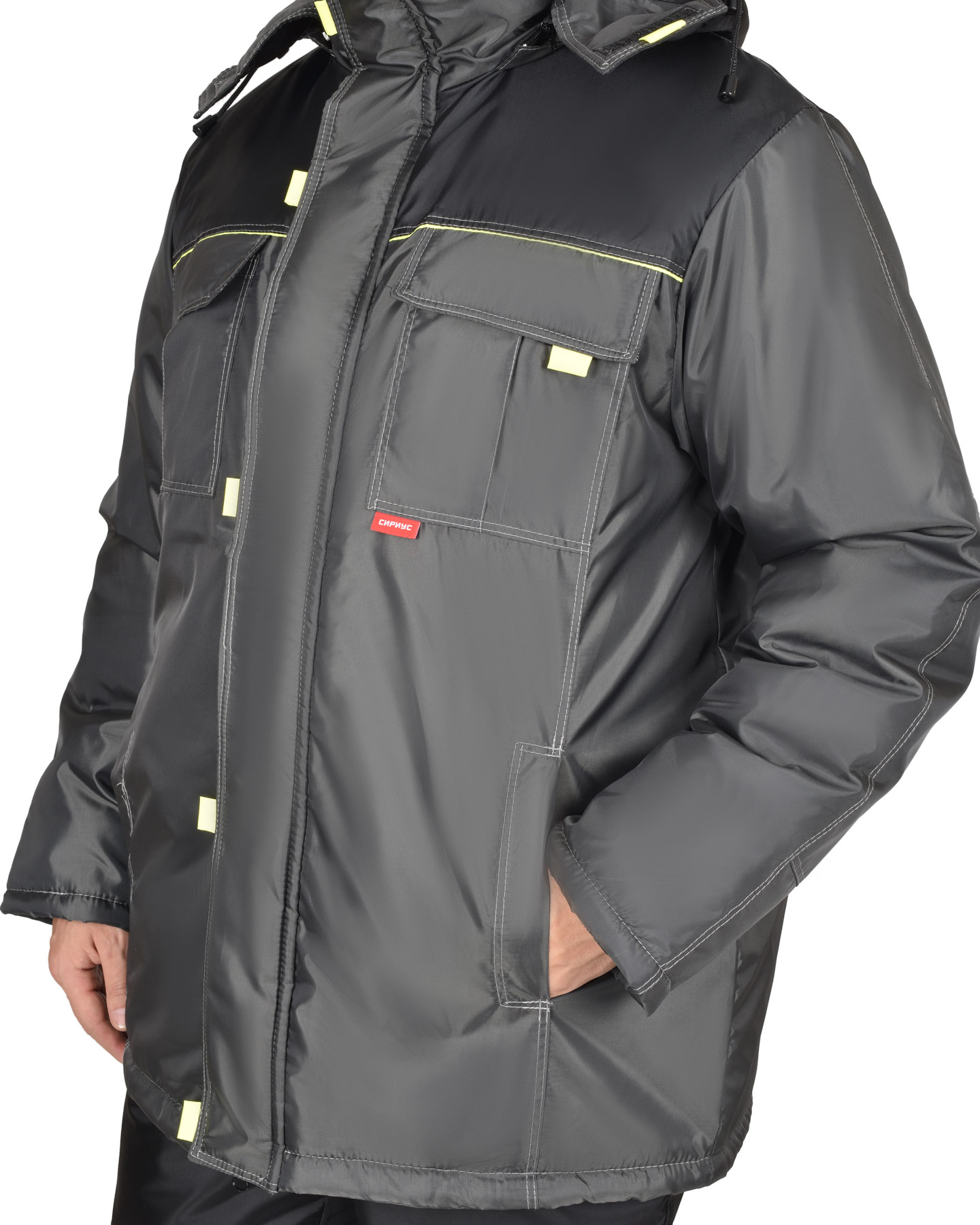 Костюм СИРИУС-ФАВОРИТ куртка, полукомбинезон, т.серый с серым Костюм СИРИУС-ФАВОРИТ куртка, полукомбинезон, т.серый с серым