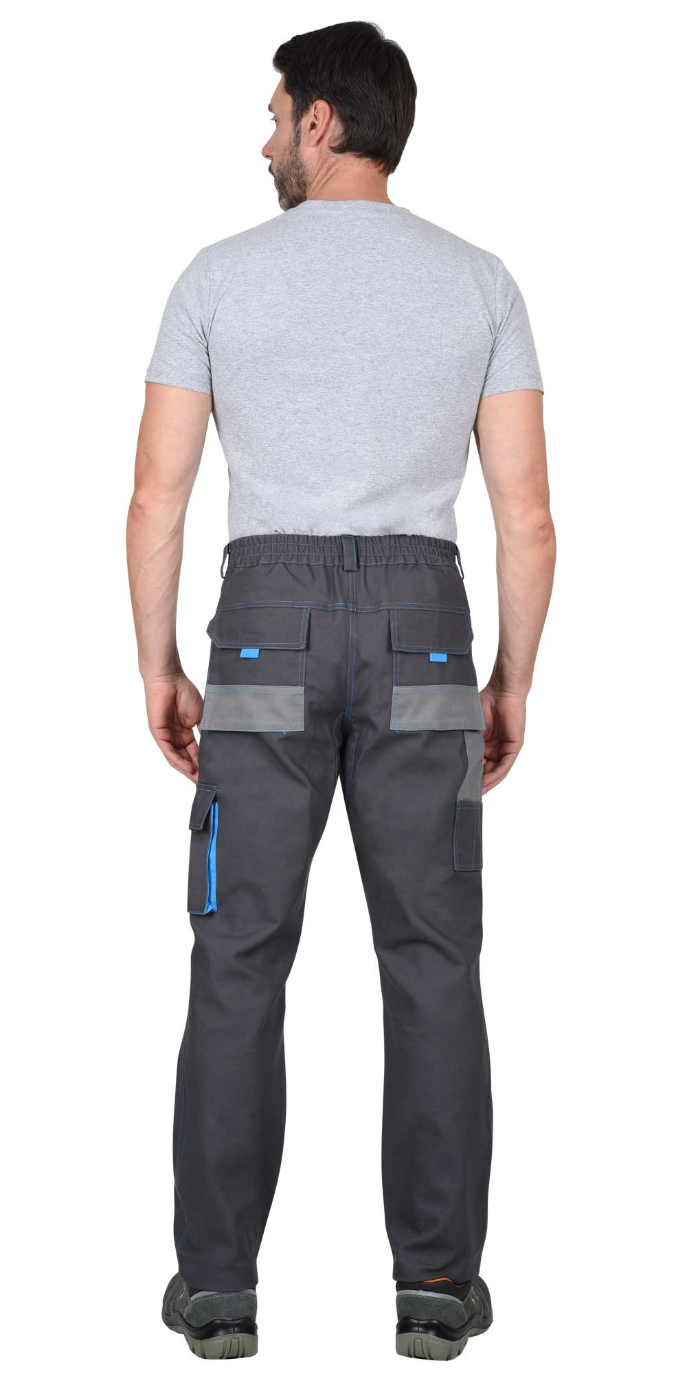 Костюм СИРИУС-ДВИН куртка, брюки т.серый со ср.серым и голубой отделкой пл. 275 г/кв.м Костюм СИРИУС-ДВИН куртка, брюки т.серый со ср.серым и голубой отделкой пл. 275 г/кв.м