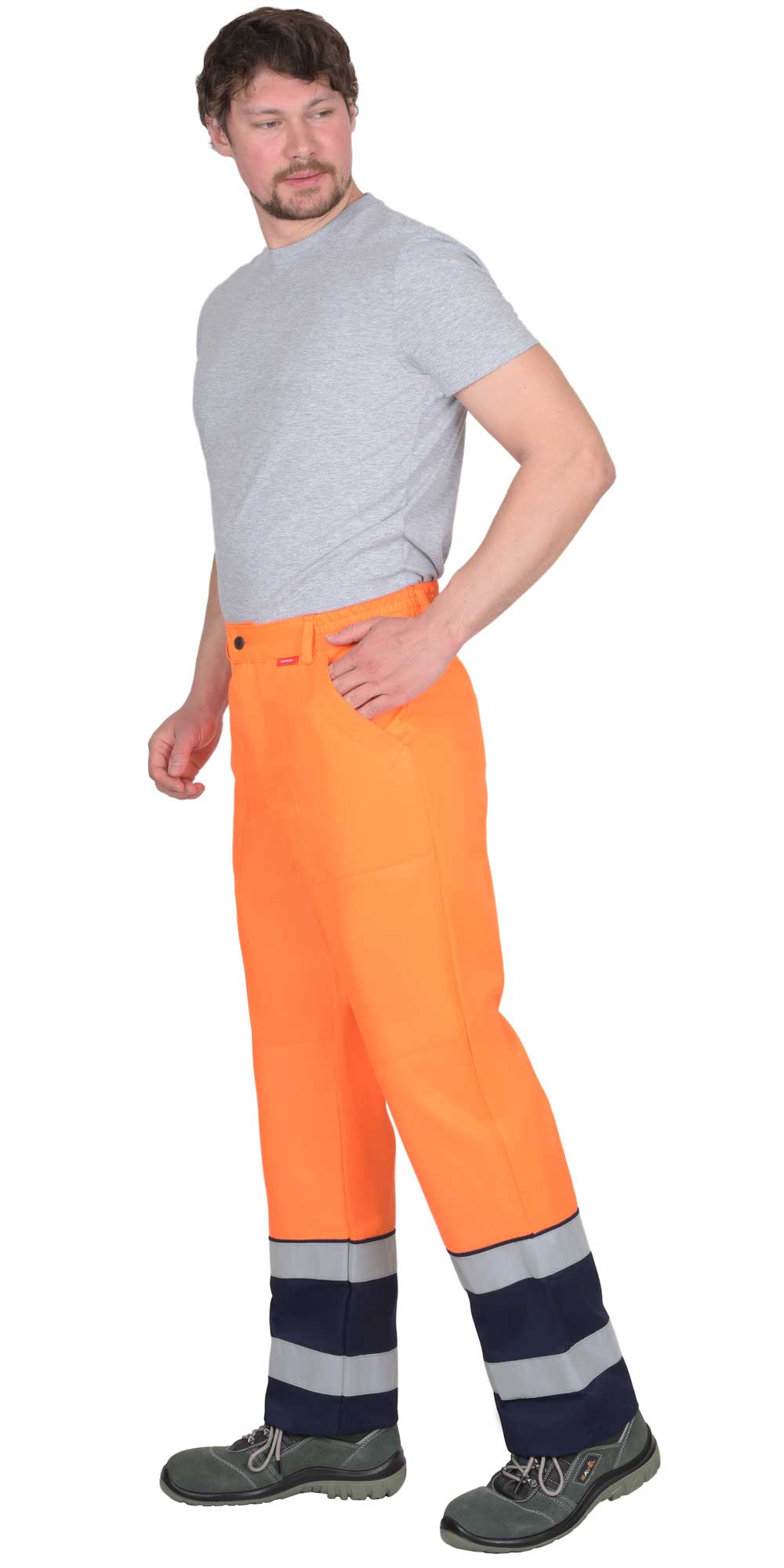 Брюки СИРИУС-ТЕРМИНАЛ-3-РОСС оранжевые с темно-синим Брюки СИРИУС-ТЕРМИНАЛ-3-РОСС оранжевые с темно-синим