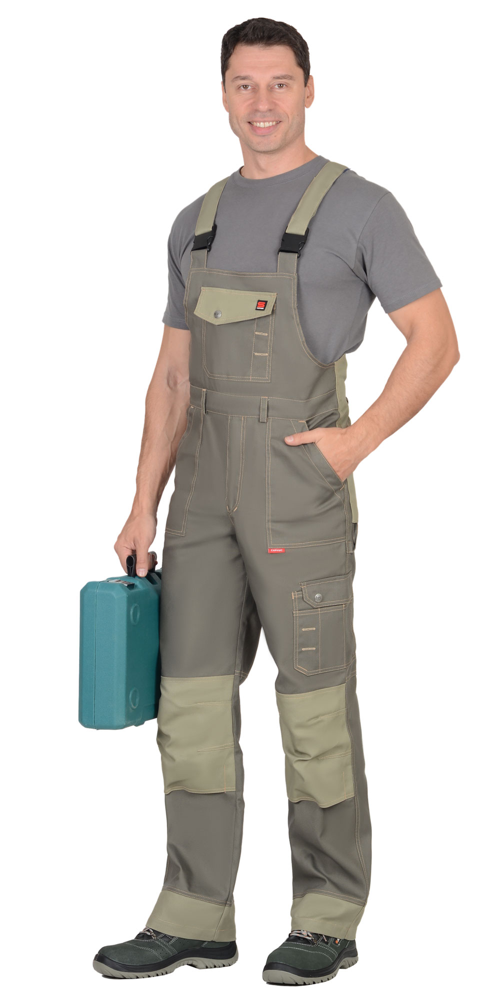 Костюм СИРИУС-ВЕСТ-ВОРК куртка кор., п/к т.оливковый со св.оливковым пл. 275 г/кв.м Костюм СИРИУС-ВЕСТ-ВОРК куртка кор., п/к т.оливковый со св.оливковым пл. 275 г/кв.м