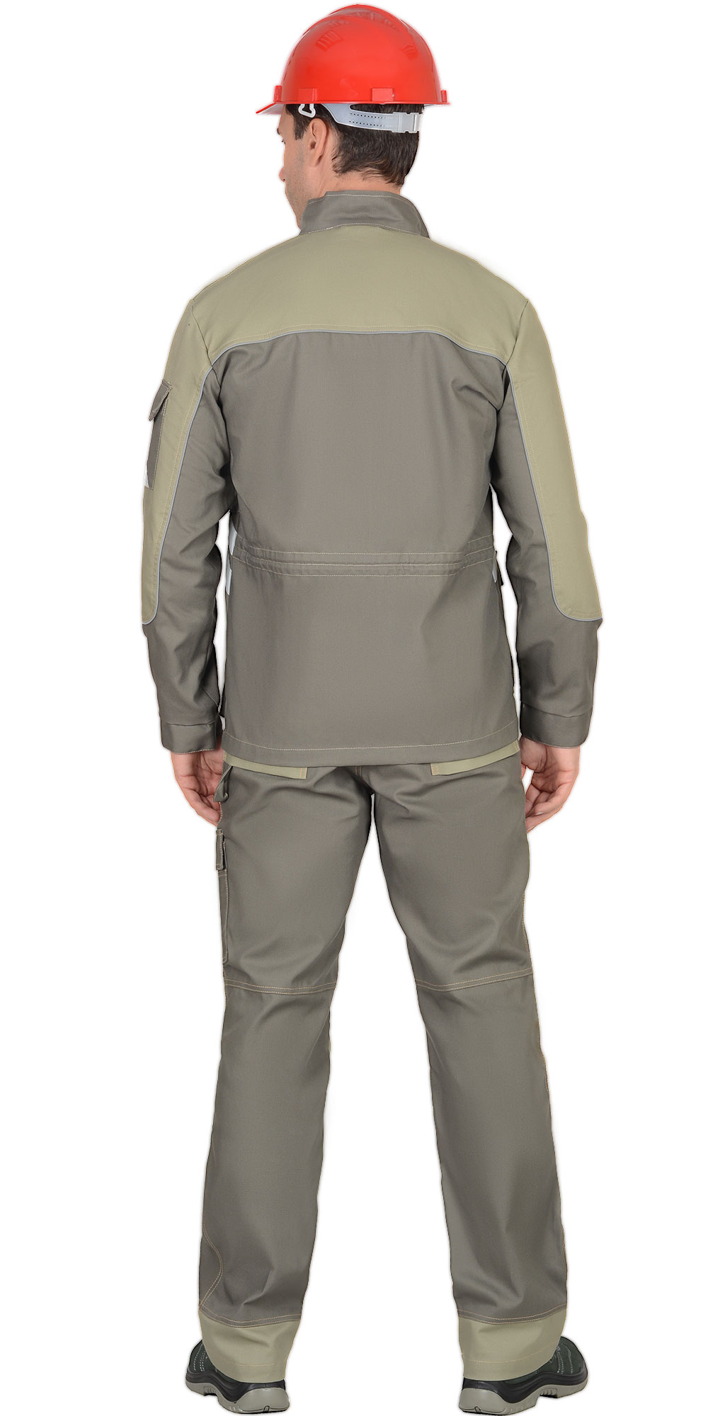 Костюм СИРИУС-ВЕСТ-ВОРК куртка дл, п/к т.оливковый со св.оливковым пл. 275 г/кв.м Костюм СИРИУС-ВЕСТ-ВОРК куртка дл, п/к т.оливковый со св.оливковым пл. 275 г/кв.м