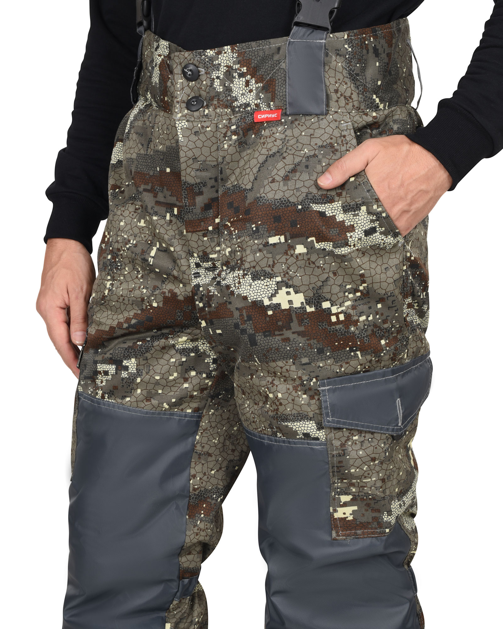 Костюм СИРИУС-ГОРКА зимний куртка дл., брюки (тк.CROWN-230) КМФ Питон Костюм СИРИУС-ГОРКА зимний куртка дл., брюки (тк.CROWN-230) КМФ Питон