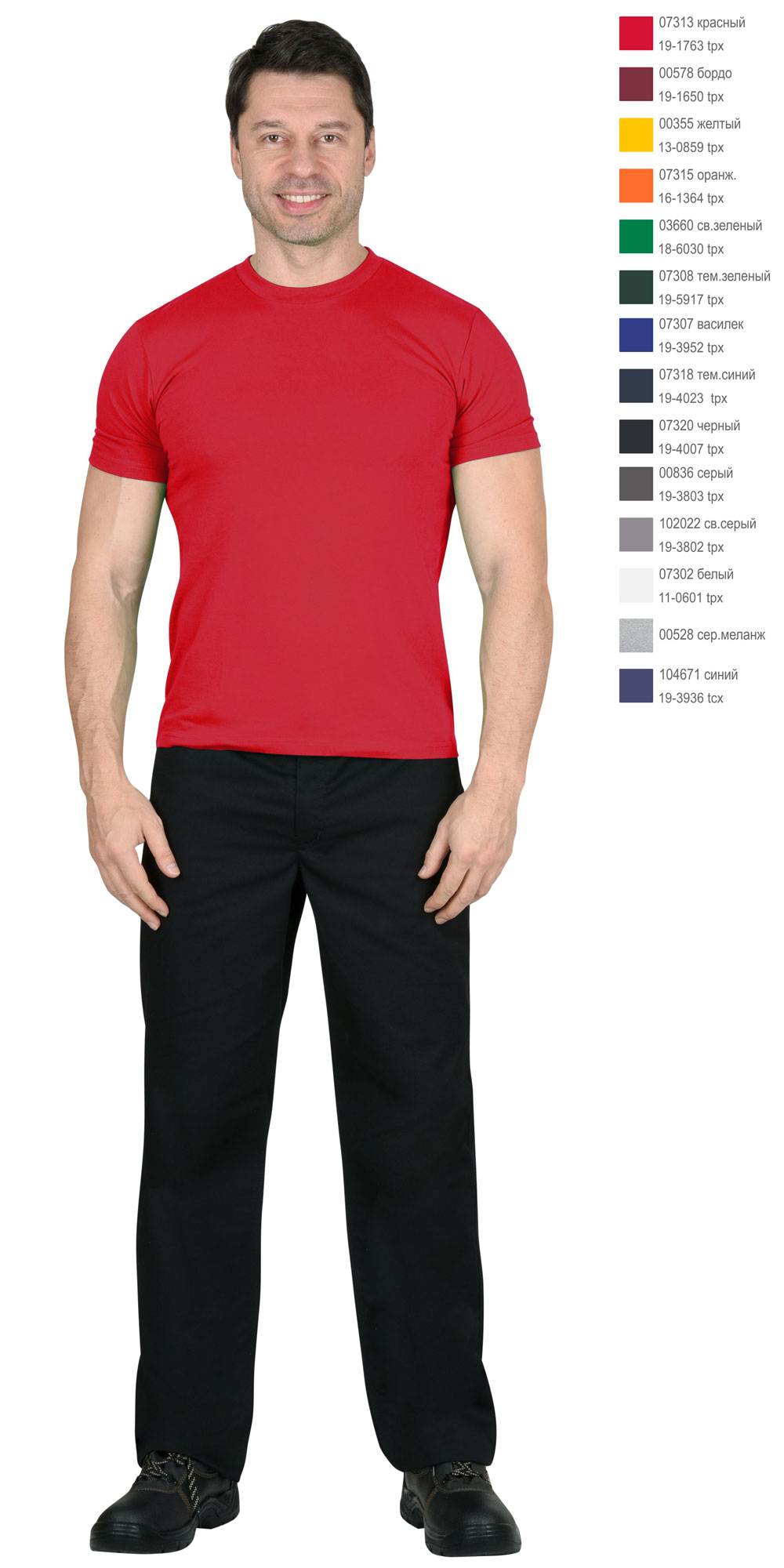 Футболка красная 160г/м2 Футболка красная 160г/м2