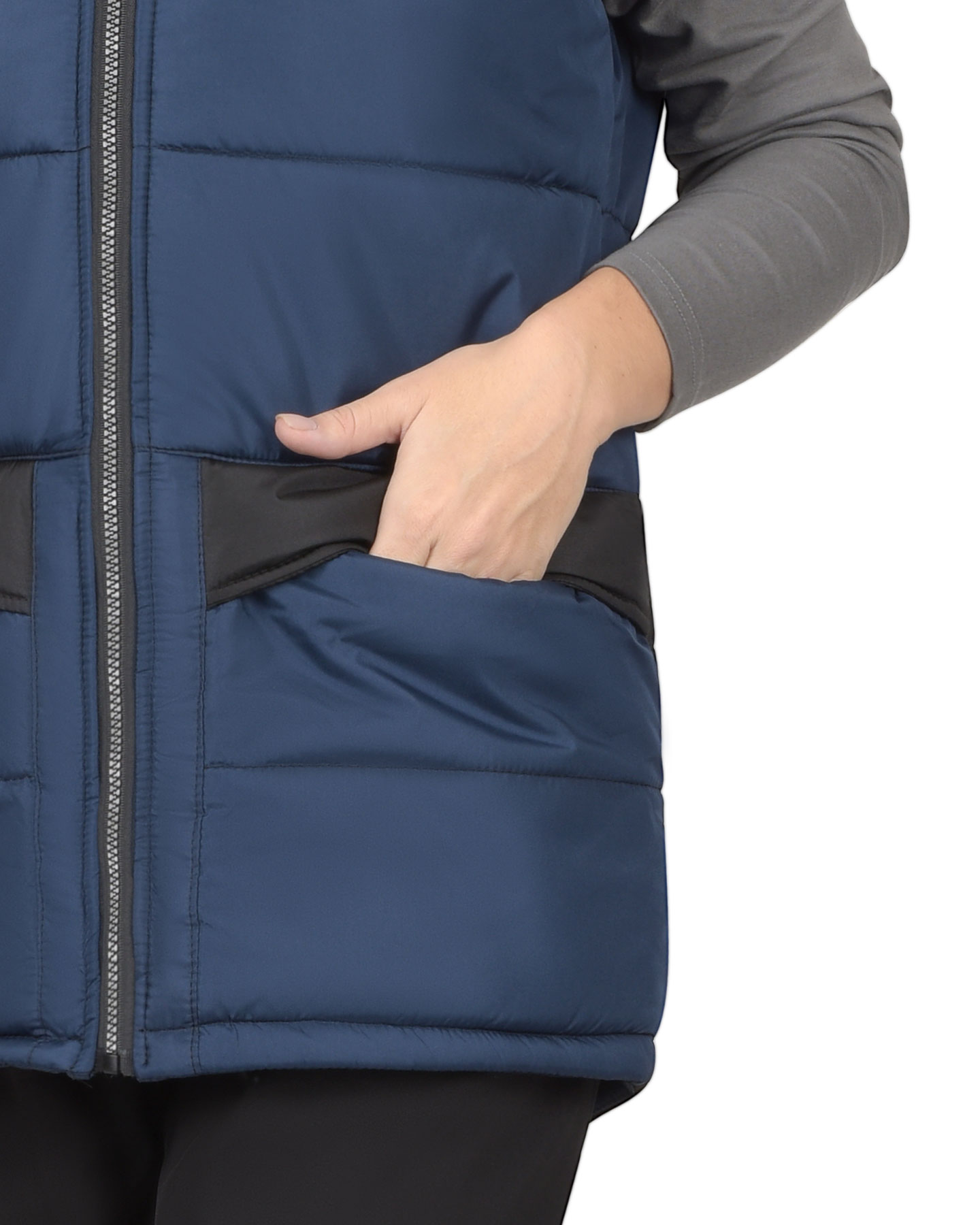 Жилет СИРИУС-ЕВРОНИКА утепленный синий с чёрным Жилет СИРИУС-ЕВРОНИКА утепленный синий с чёрным