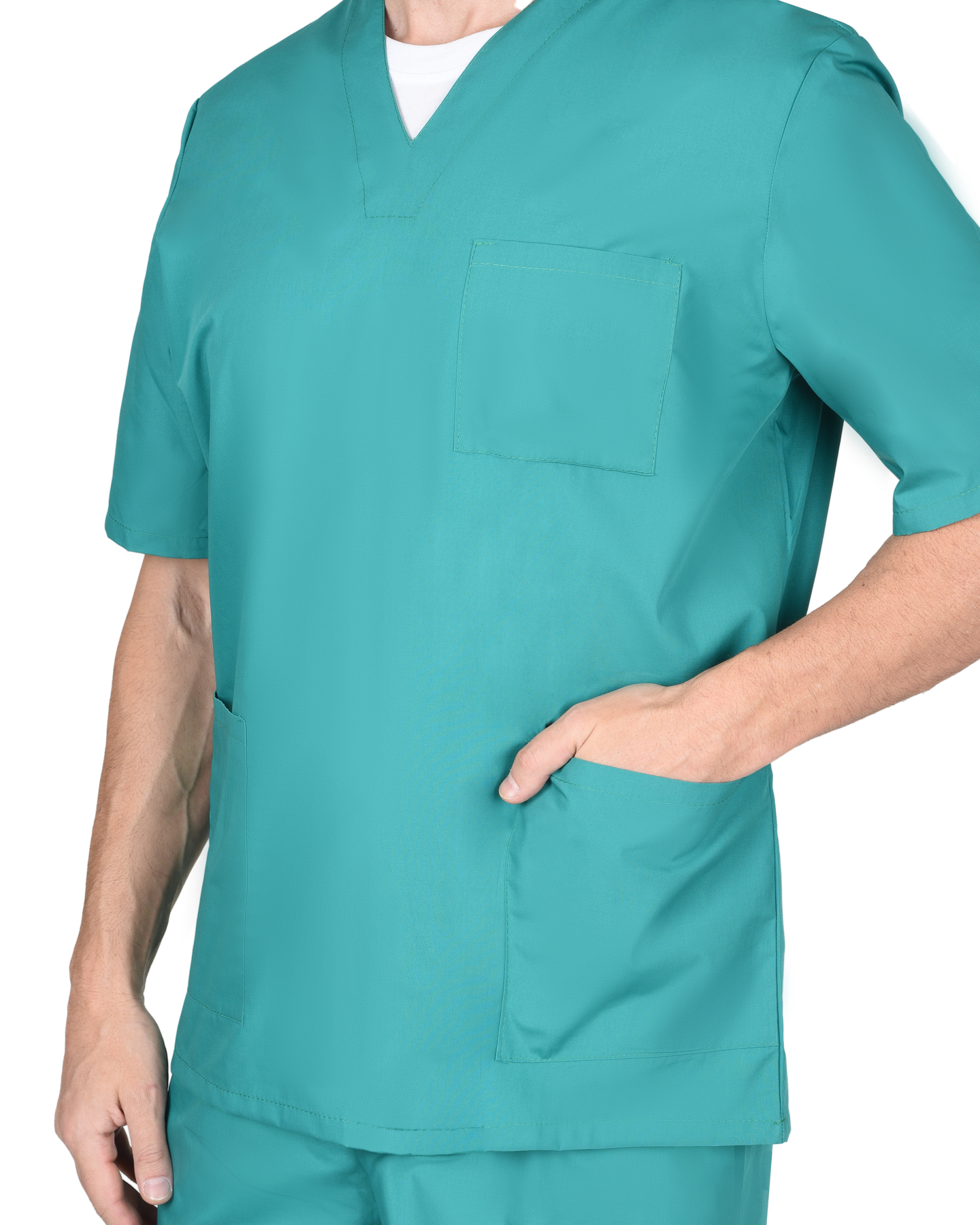 Костюм хирурга универсальный зелёный Костюм хирурга универсальный зелёный