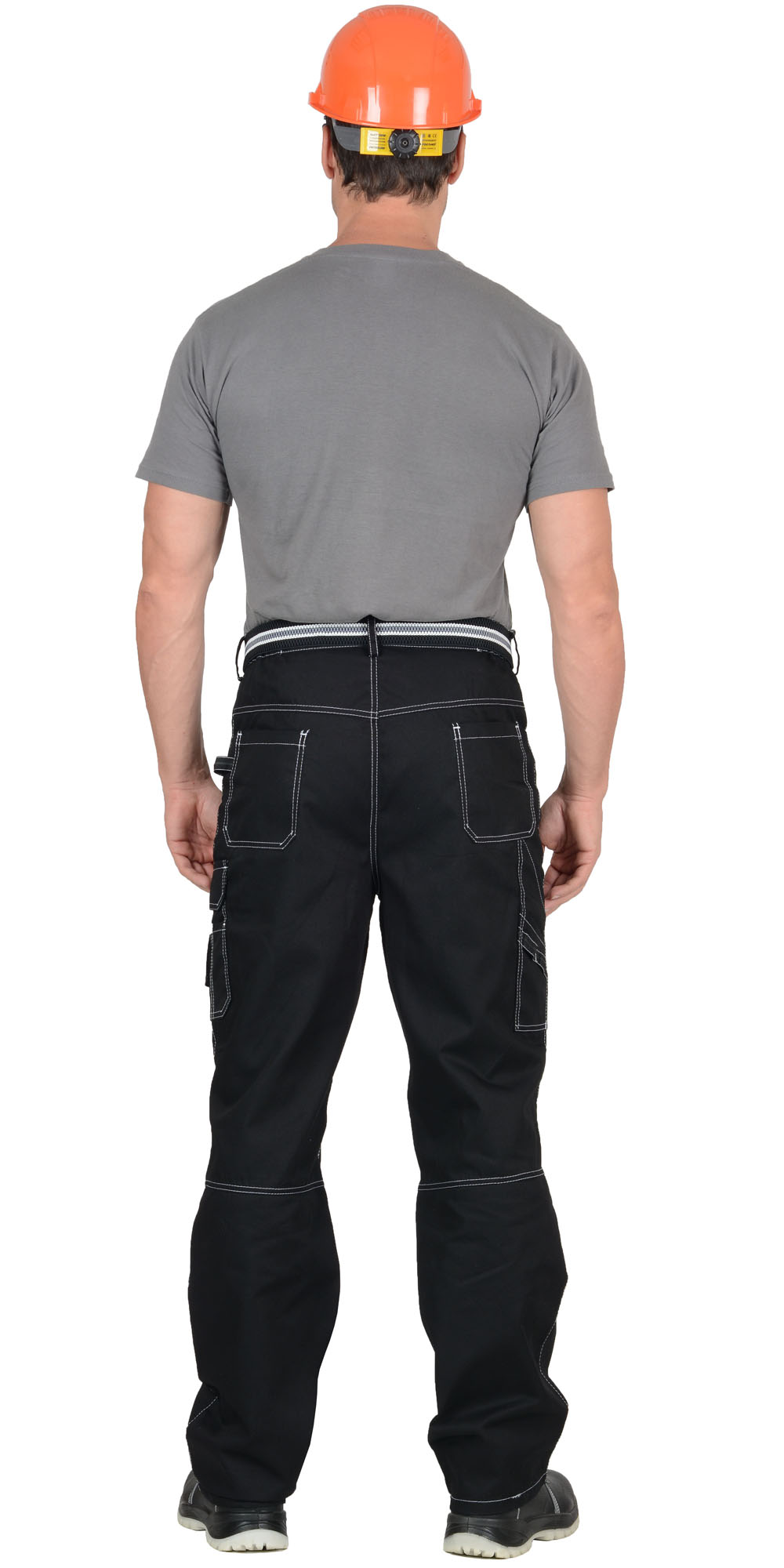 Брюки СИРИУС-ПРЕСТИЖ мужские летние черные, кант СВМ Брюки СИРИУС-ПРЕСТИЖ мужские летние черные, кант СВМ