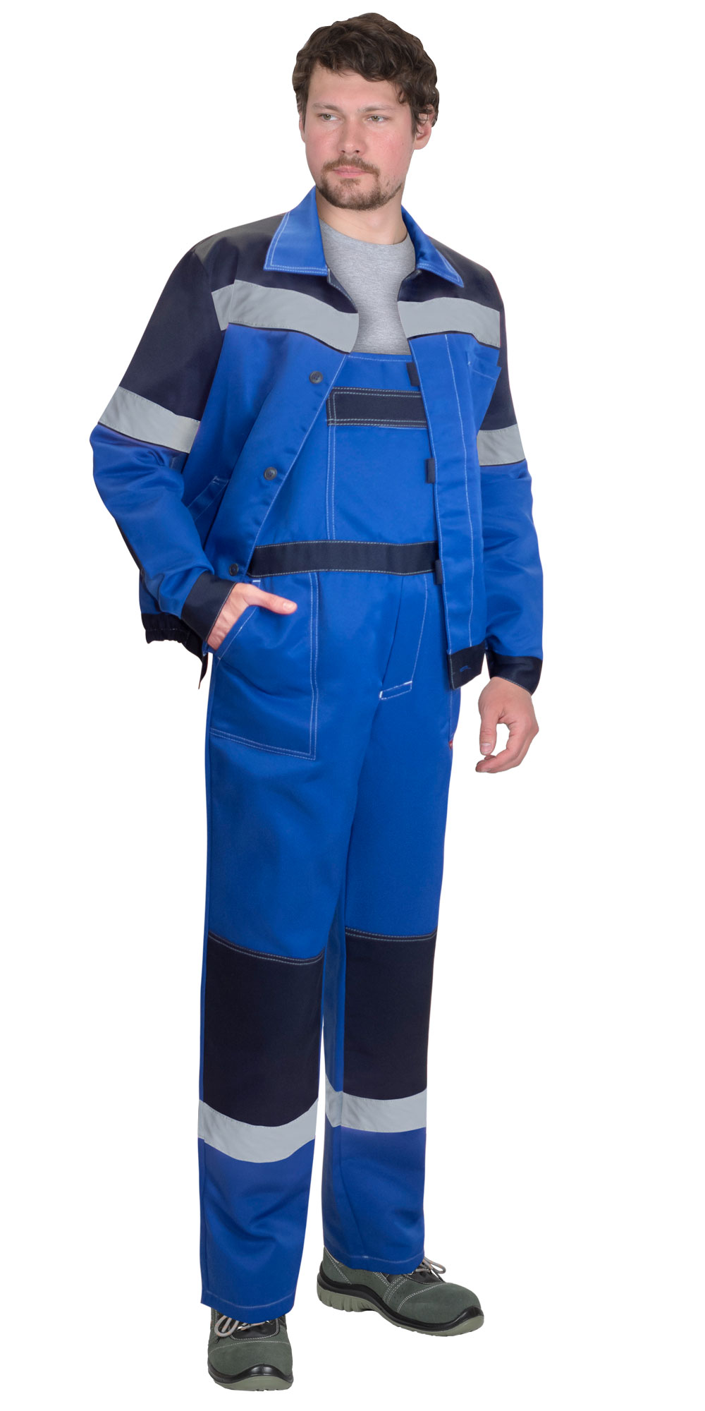 Костюм СИРИУС-ЛЕГИОНЕР куртка кор., п/к, васильковый с синим и СОП Костюм СИРИУС-ЛЕГИОНЕР куртка кор., п/к, васильковый с синим и СОП