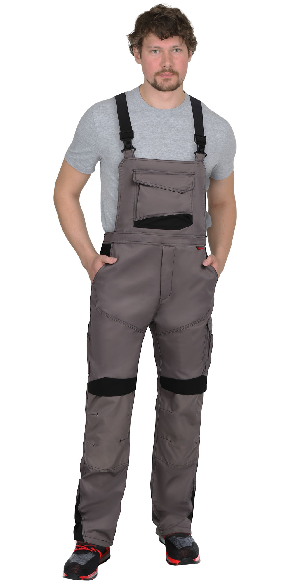 Полукомбинезон СИРИУС-ЦИТРИН ср.серый с черным Полукомбинезон СИРИУС-ЦИТРИН ср.серый с черным