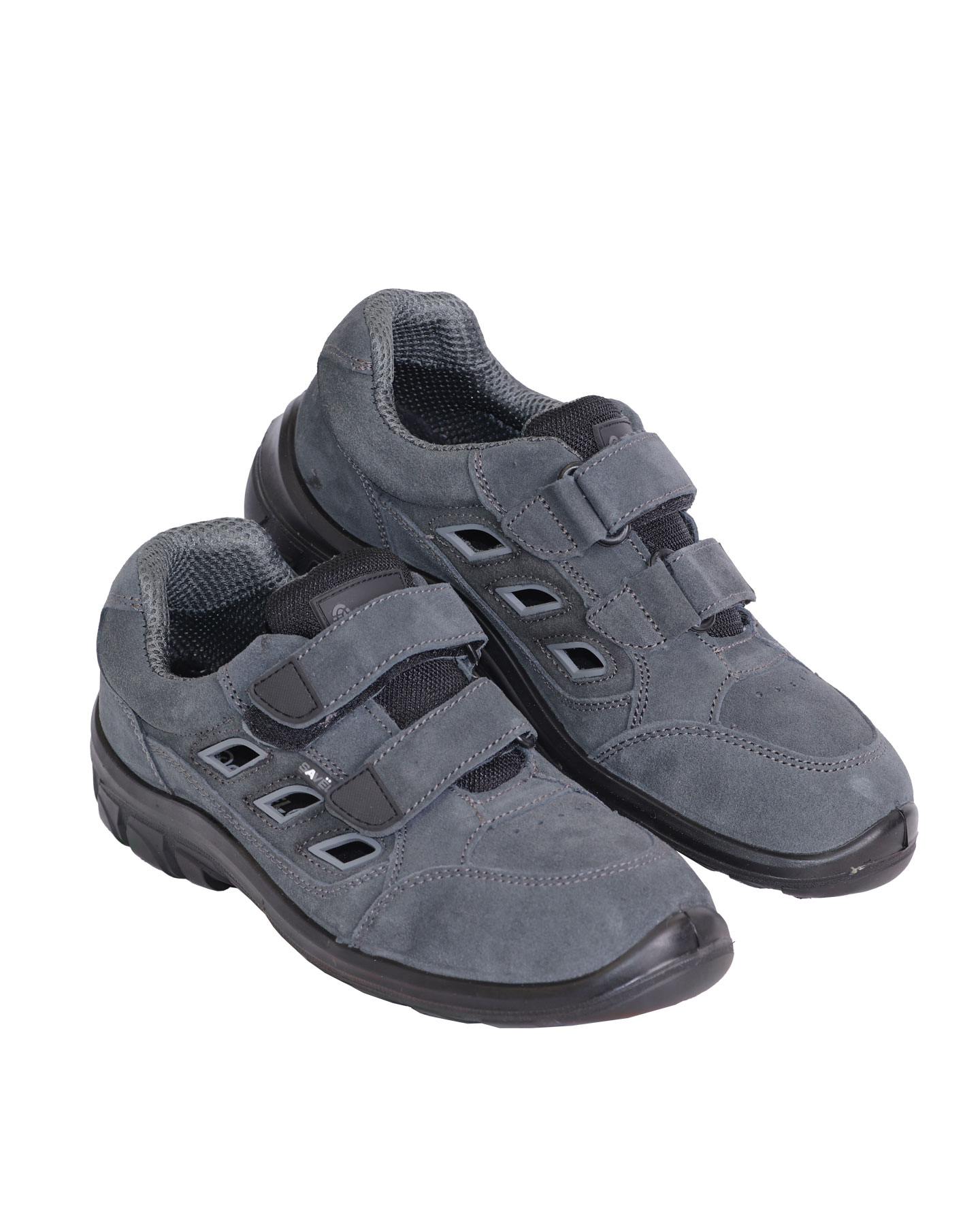 Полуботинки с перфорацией УНИВЕРСАЛ, замша (серые), ПУ Полуботинки с перфорацией УНИВЕРСАЛ, замша (серые), ПУ