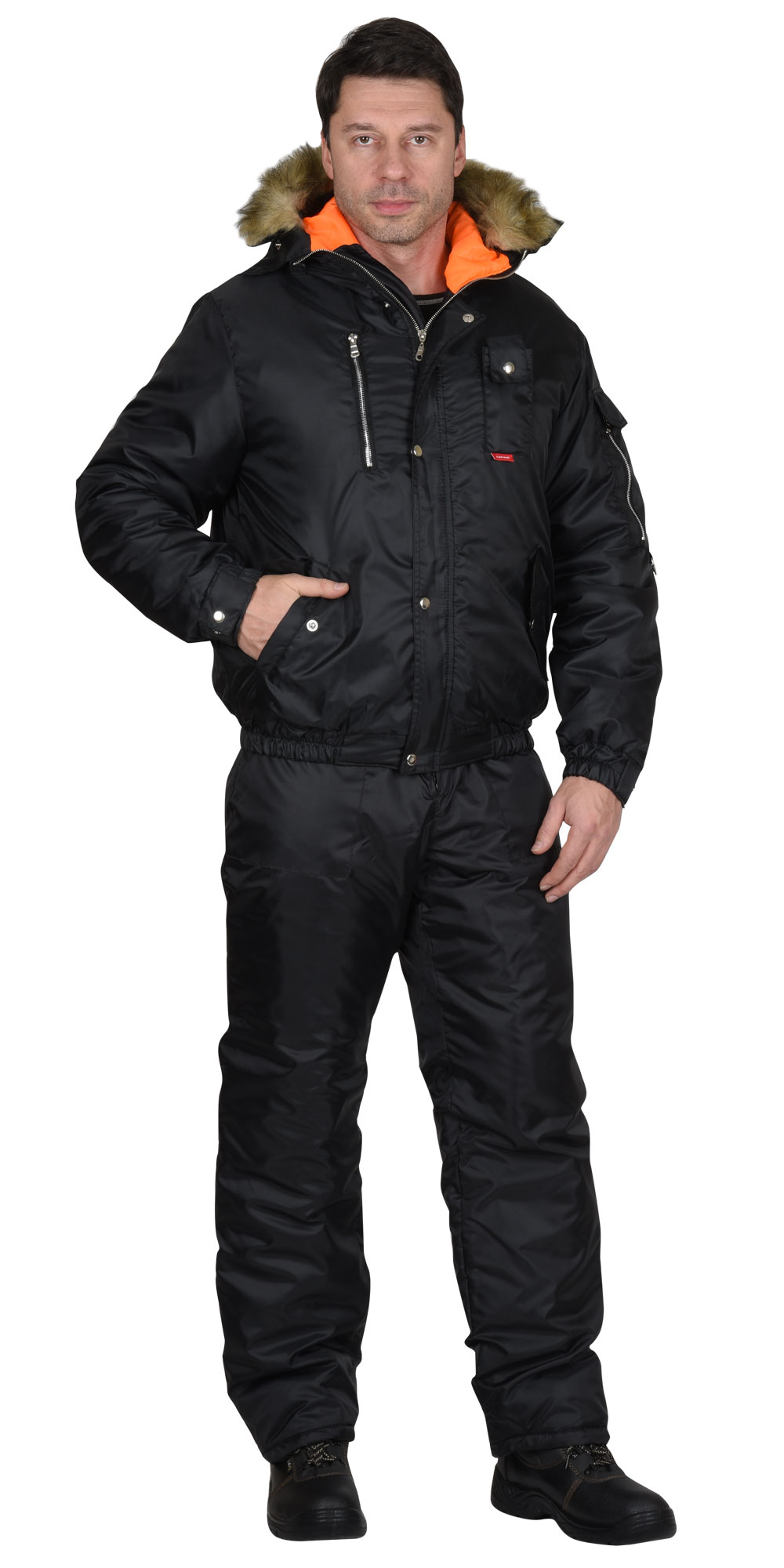 Костюм СИРИУС-АЛЯСКА куртка, п/к черный Костюм СИРИУС-АЛЯСКА куртка, п/к черный