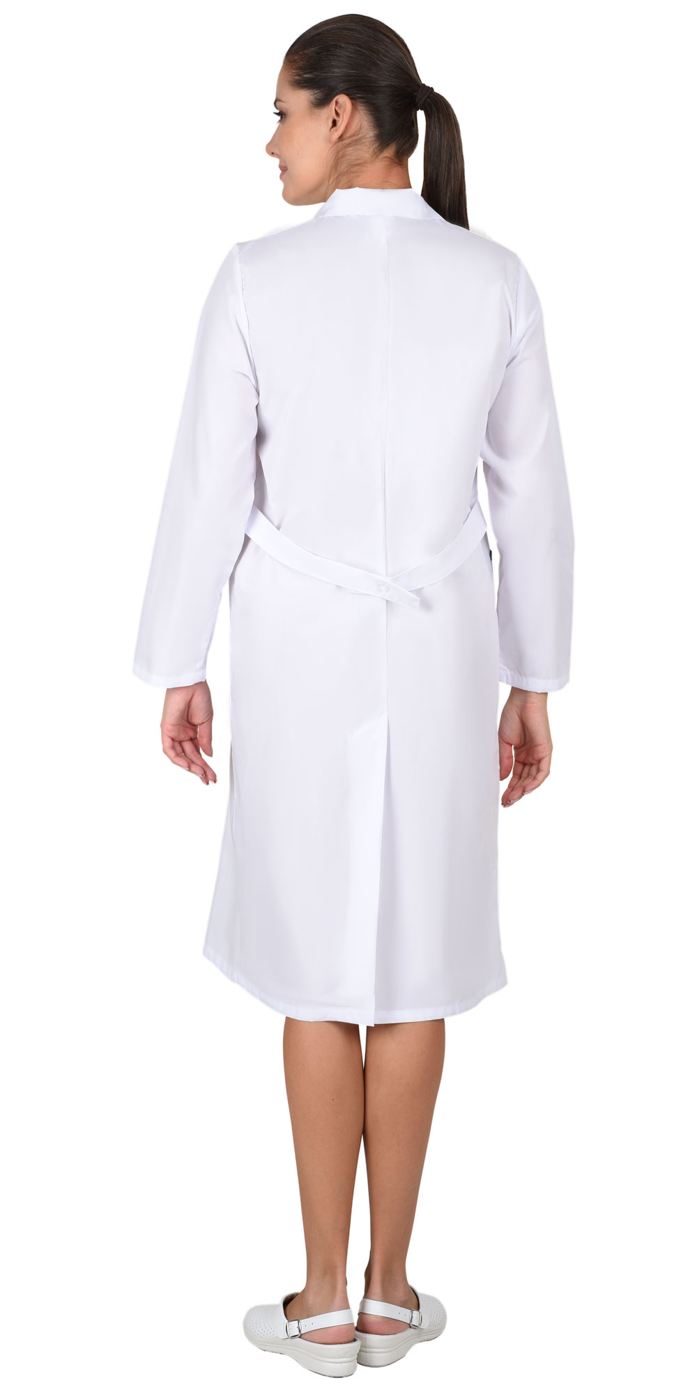 Халат СИРИУС-ЛИЗА женский белый с бирюзовым Халат СИРИУС-ЛИЗА женский белый с бирюзовым