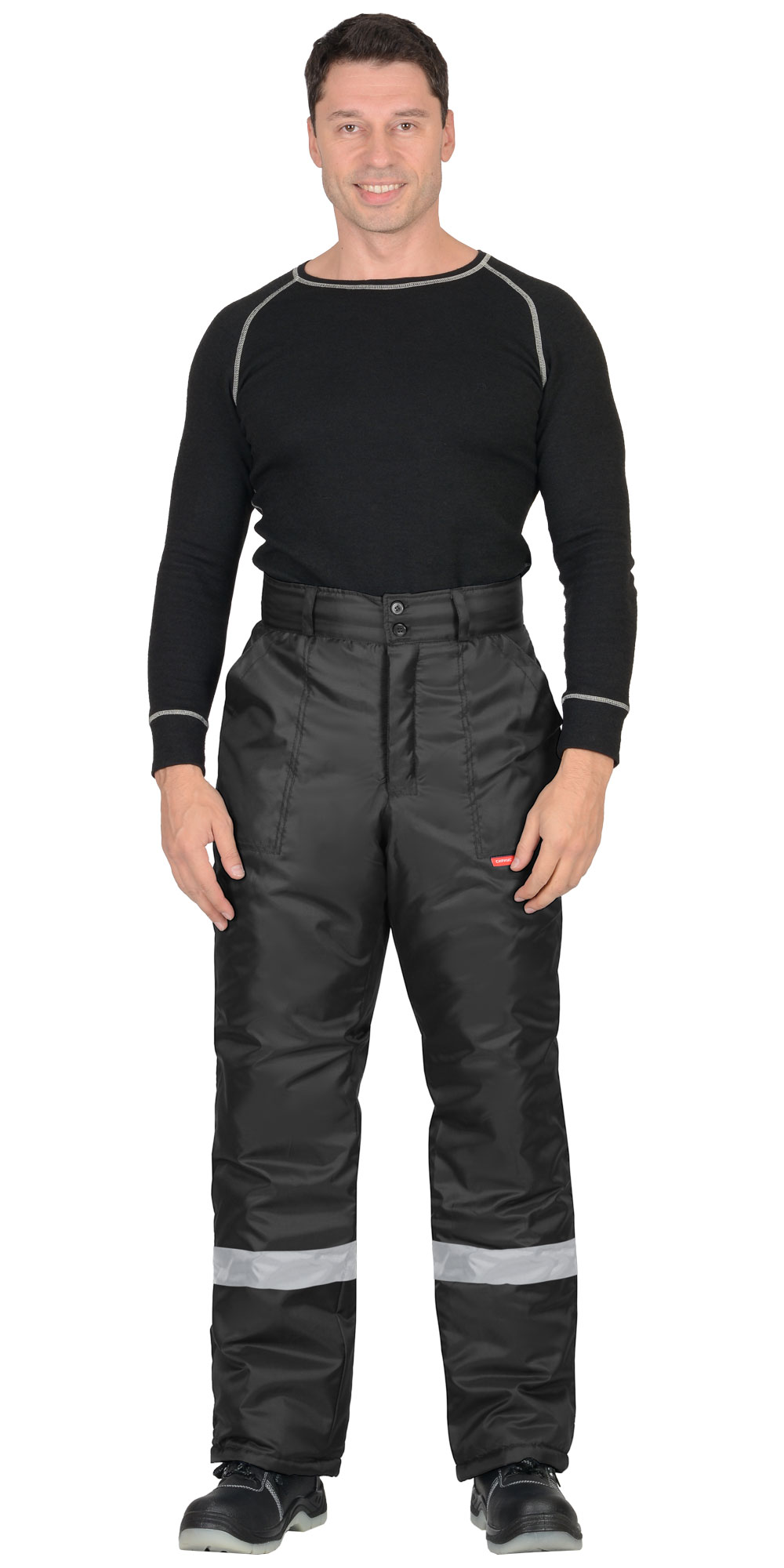 Брюки СИРИУС-РОСТ черные с СОП Брюки СИРИУС-РОСТ черные с СОП