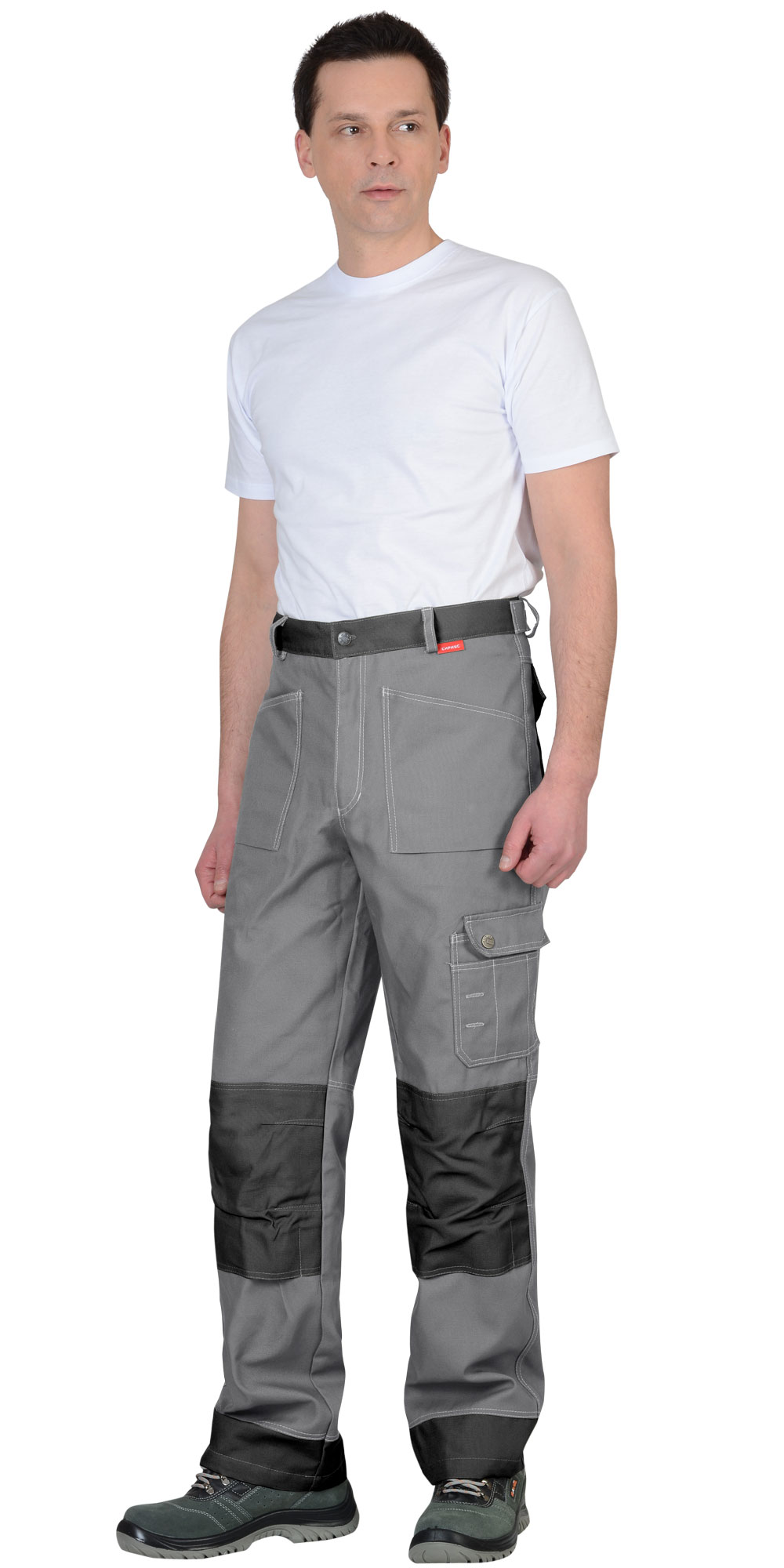 Костюм СИРИУС-ВЕСТ-ВОРК куртка, брюки ср. серый с т.серым пл. 275 г/кв.м Костюм СИРИУС-ВЕСТ-ВОРК куртка, брюки ср. серый с т.серым пл. 275 г/кв.м