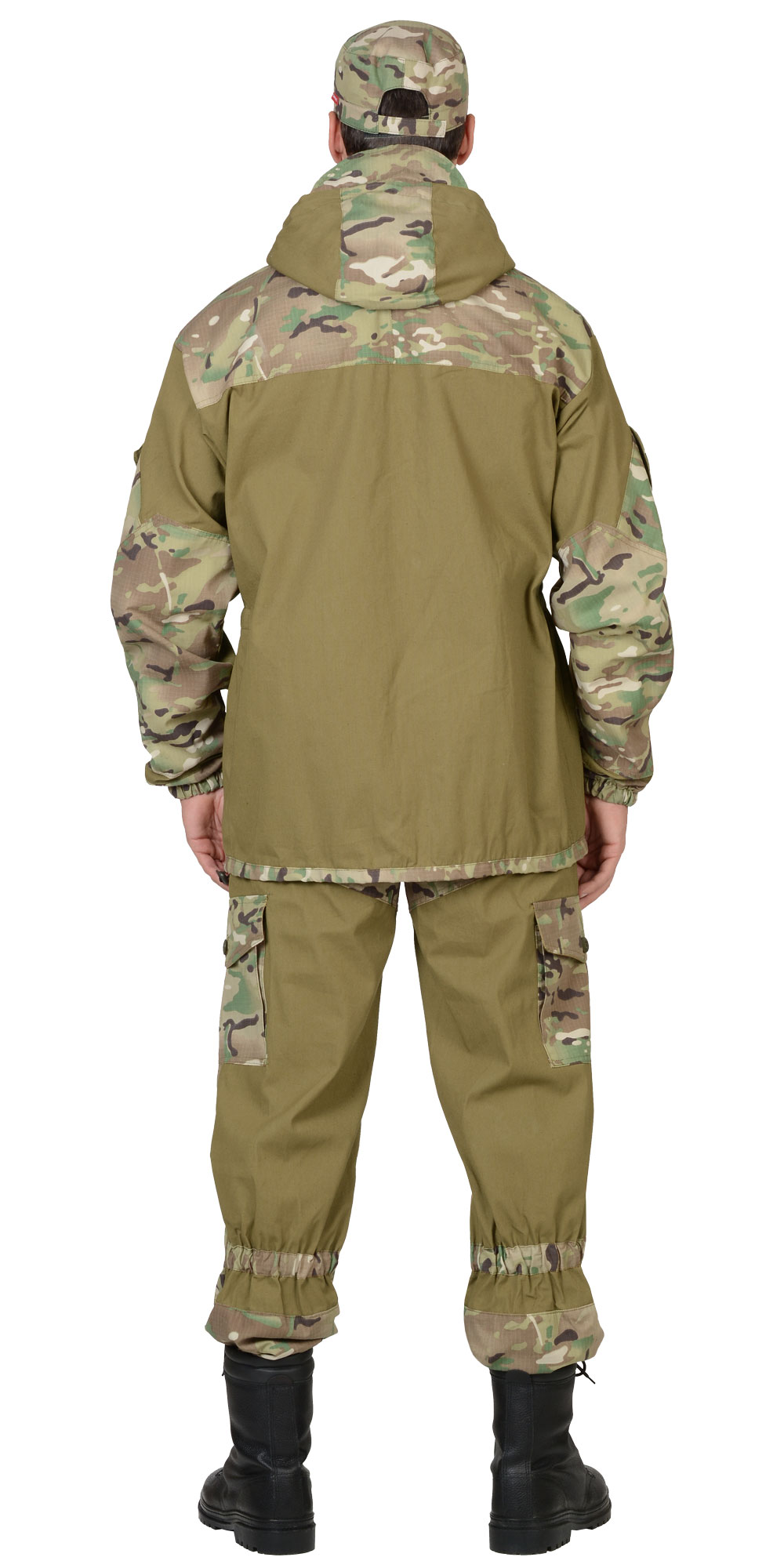 Костюм СИРИУС-ГОРКА куртка, брюки, помочи (полотно палаточное), хаки, отделка КМФ Мультикам Костюм СИРИУС-ГОРКА куртка, брюки, помочи (полотно палаточное), хаки, отделка КМФ Мультикам