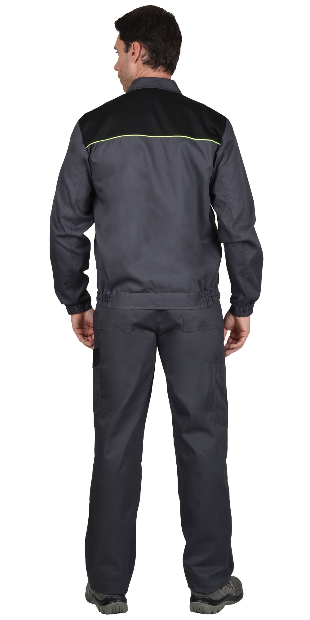 Костюм СИРИУС-ХОВАРД-МАСТЕР летний: куртка, полукомбинезон, темно-серый с черной и лимонной отд. Костюм СИРИУС-ХОВАРД-МАСТЕР летний: куртка, полукомбинезон, темно-серый с черной и лимонной отд.