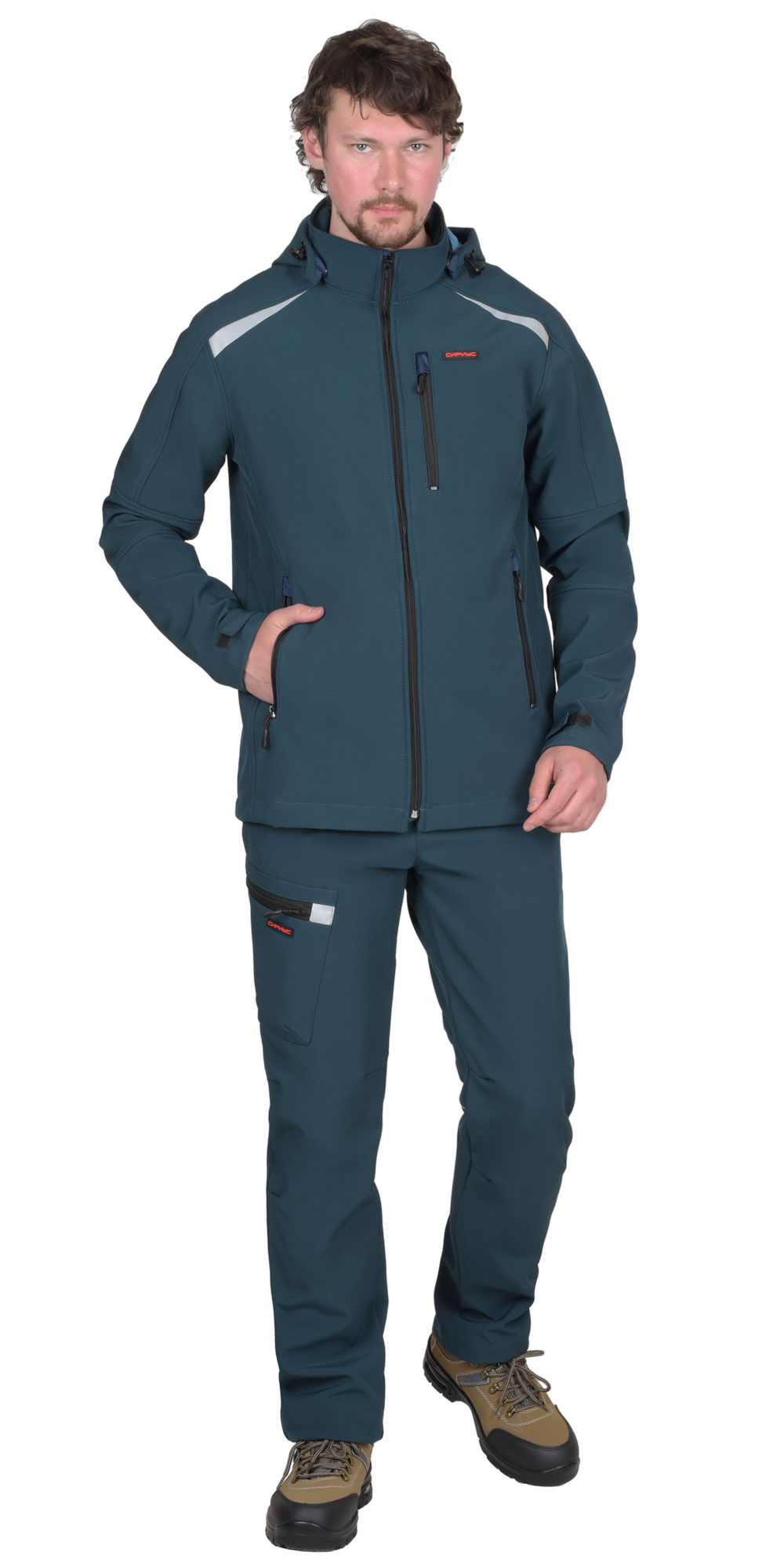 Костюм СИРИУС-СПЕЙС софтшелл морская волна Костюм СИРИУС-СПЕЙС софтшелл морская волна