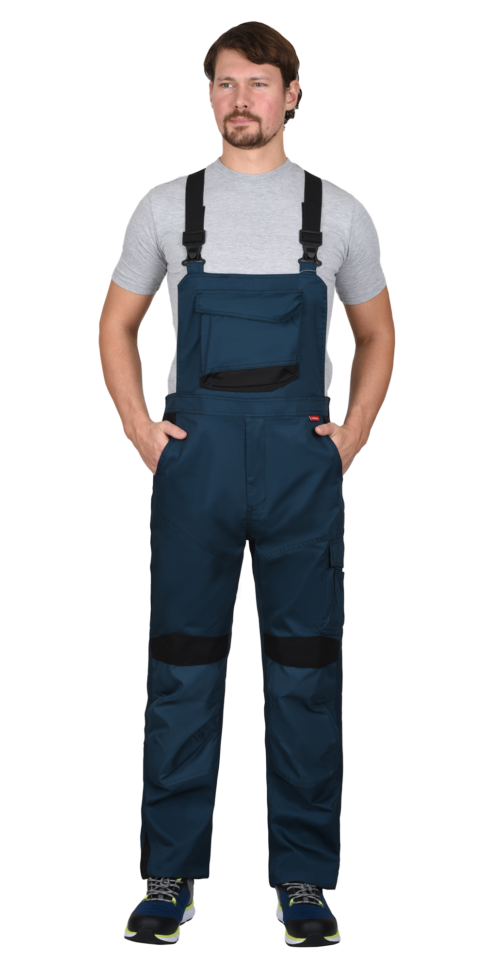 Костюм СИРИУС-ЦИТРИН куртка, полукомбинезон, морена с черным Костюм СИРИУС-ЦИТРИН куртка, полукомбинезон, морена с черным