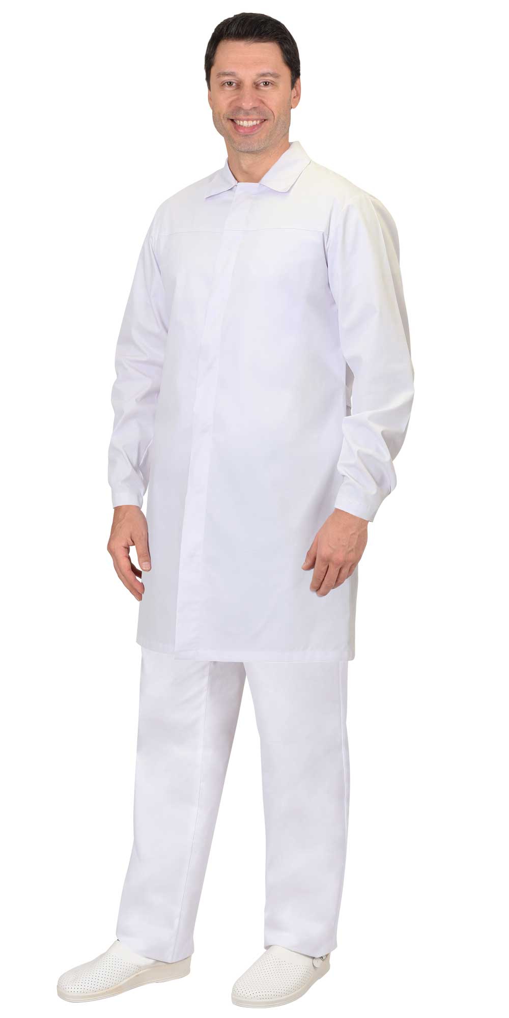 Халат СИРИУС-СИЦИЛИЯ мужской белый Халат СИРИУС-СИЦИЛИЯ мужской белый