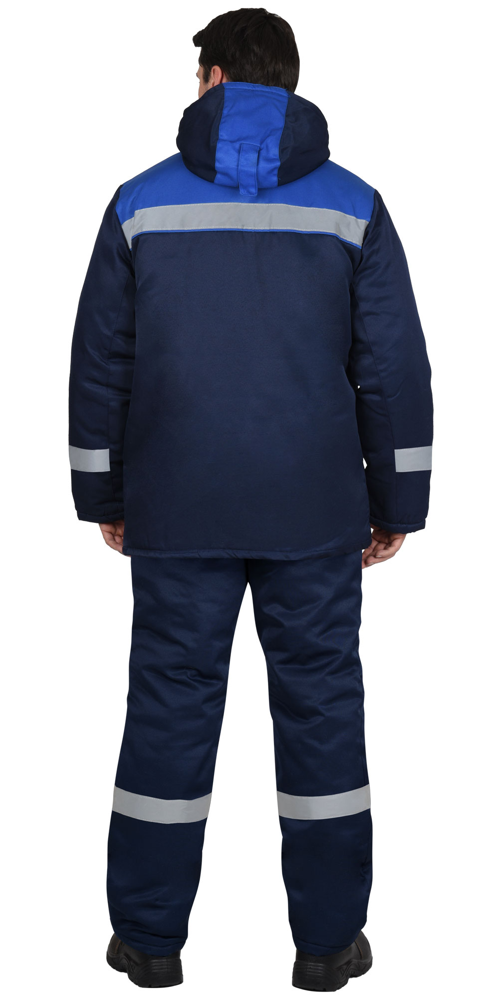 Костюм СИРИУС-РОСТ-НОРД-2 зимний, куртка, п/к, темно-синий с васильковым и СОП Костюм СИРИУС-РОСТ-НОРД-2 зимний, куртка, п/к, темно-синий с васильковым и СОП