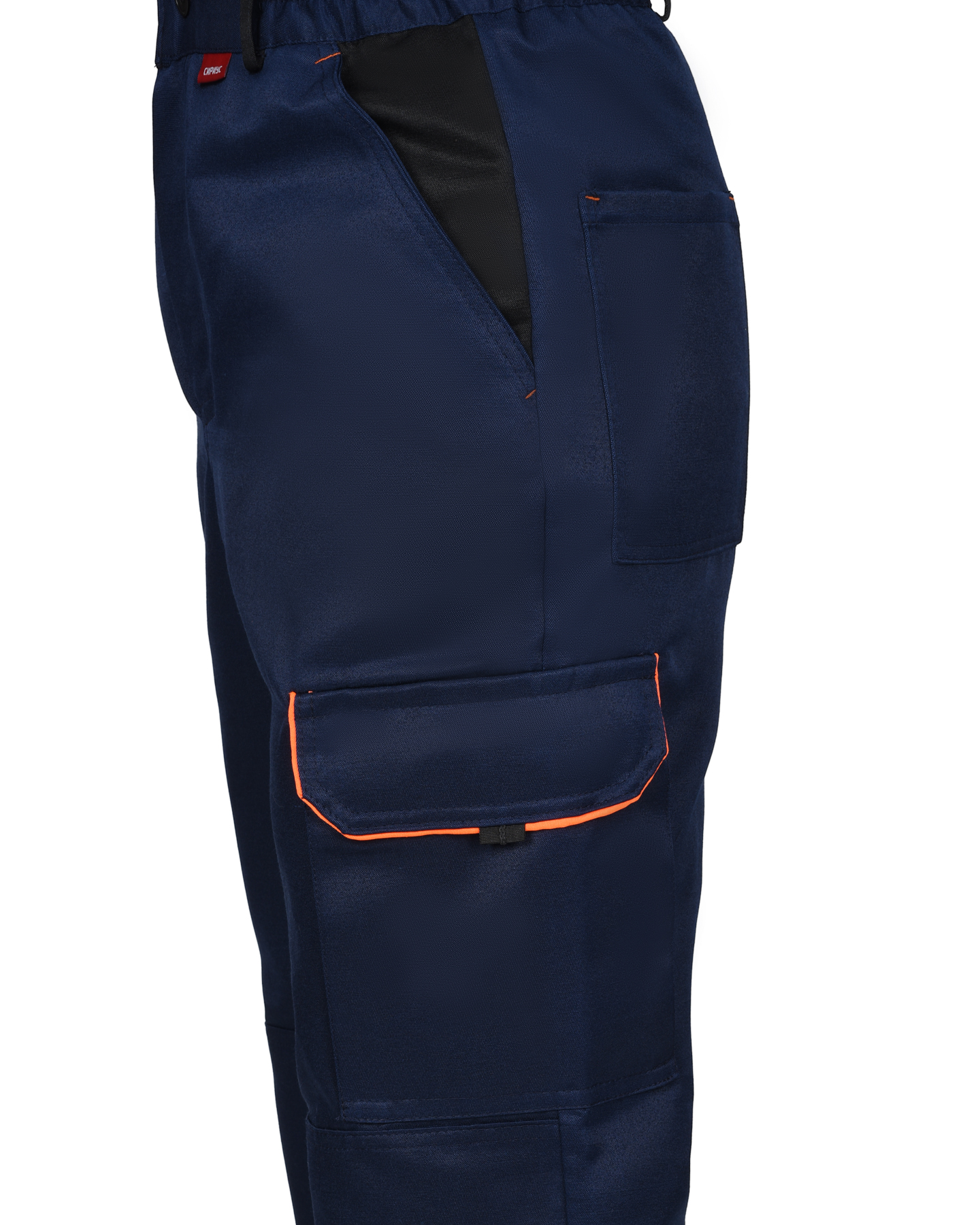 Костюм СИРИУС-ПРАКТИК куртка, брюки, темно-синий с черным и СОП Костюм СИРИУС-ПРАКТИК куртка, брюки, темно-синий с черным и СОП