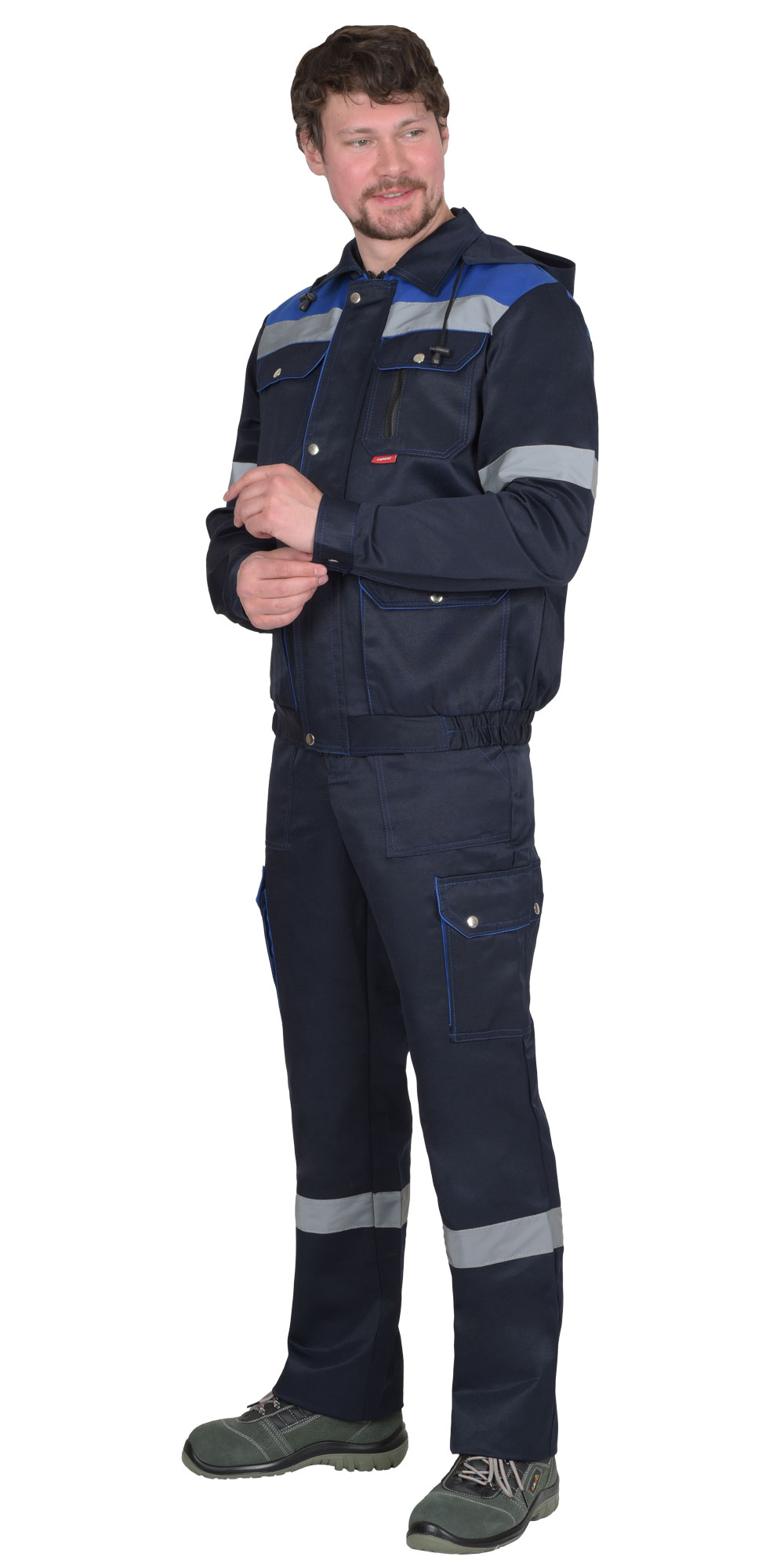 Костюм СИРИУС-ТИТАН куртка, п/к синий с васильковым и СОП Костюм СИРИУС-ТИТАН куртка, п/к синий с васильковым и СОП