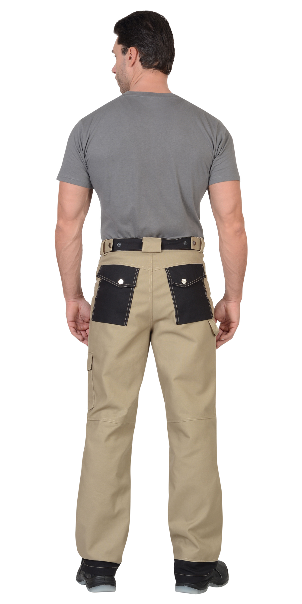 Брюки СИРИУС-ВЕСТ-ВОРК бежевый с черным пл. 275 г/кв.м Брюки СИРИУС-ВЕСТ-ВОРК бежевый с черным пл. 275 г/кв.м