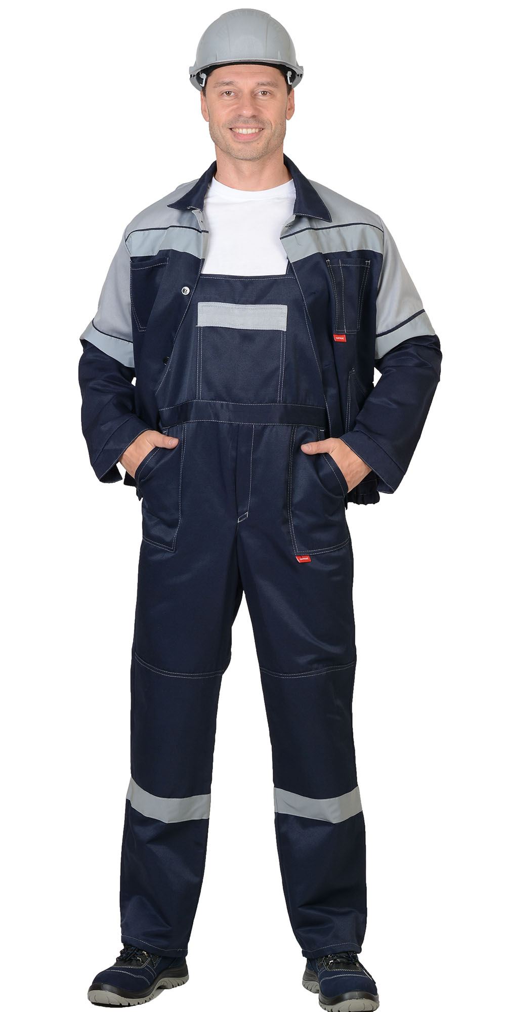 Костюм СИРИУС-ЛЕГИОНЕР куртка, п/к синий с серым СОП 50 мм Костюм СИРИУС-ЛЕГИОНЕР куртка, п/к синий с серым СОП 50 мм