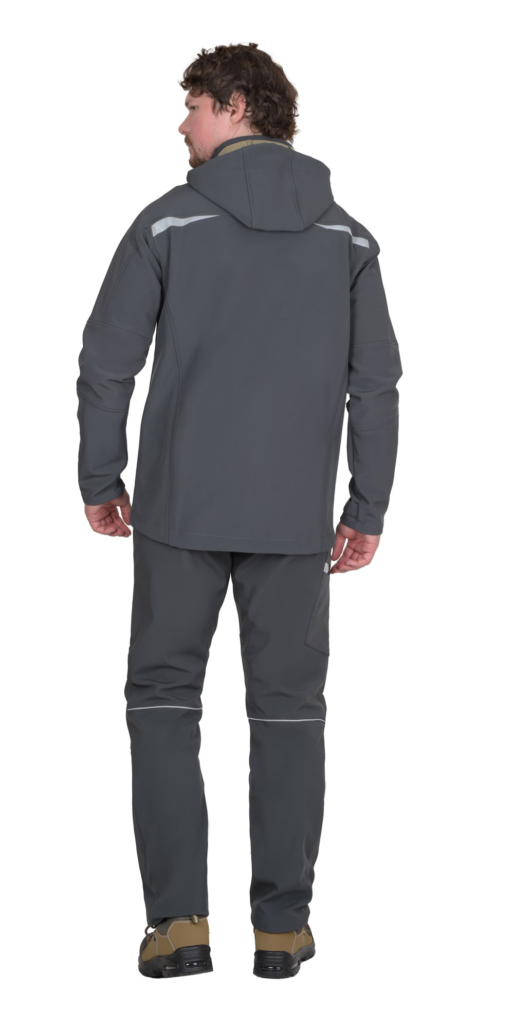 Куртка СИРИУС-СПЕЙС софтшелл т.серая Куртка СИРИУС-СПЕЙС софтшелл т.серая