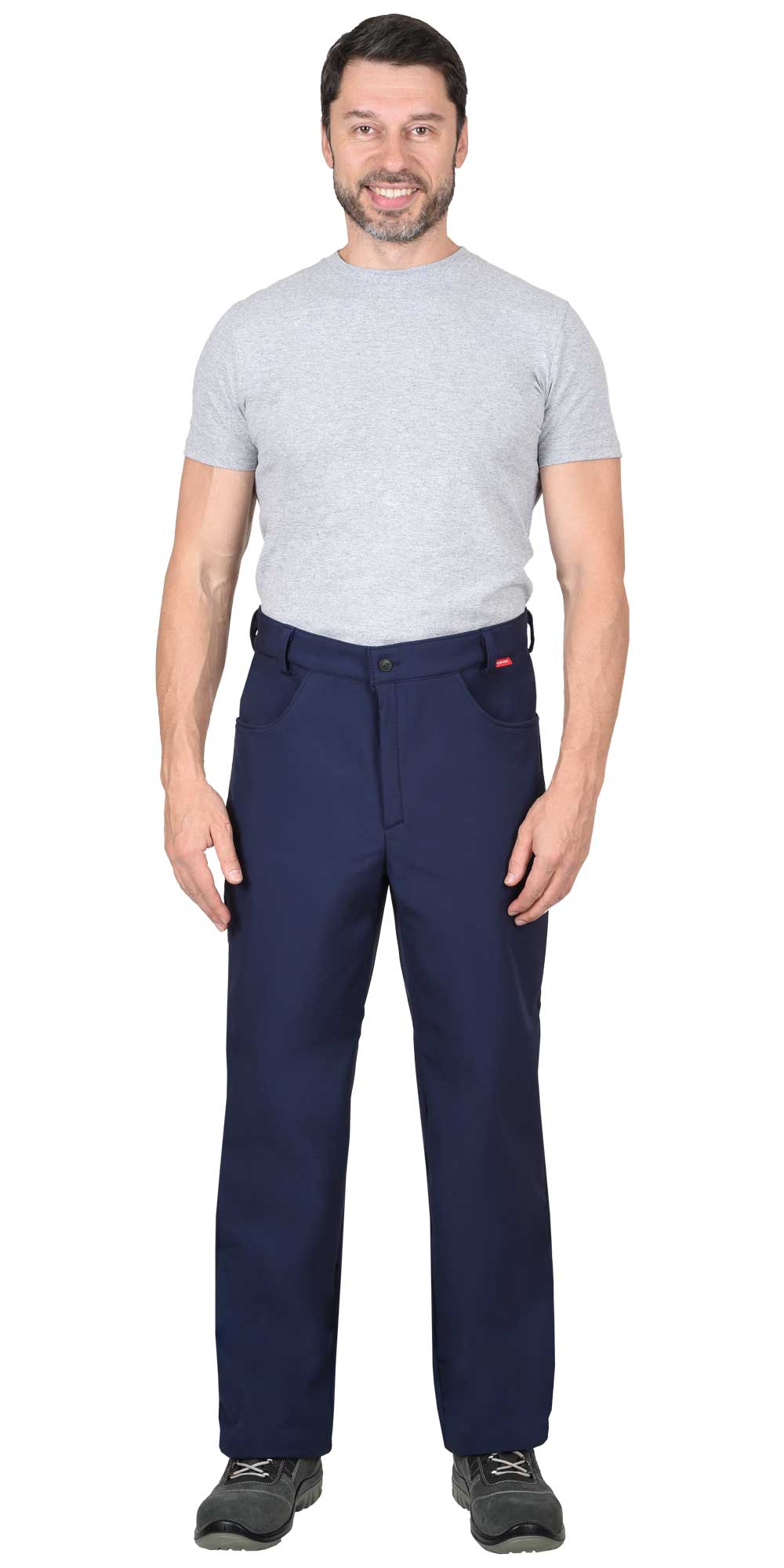 Брюки СИРИУС-АЗОВ синий софтшелл пл. 350 г/кв.м Брюки СИРИУС-АЗОВ синий софтшелл пл. 350 г/кв.м