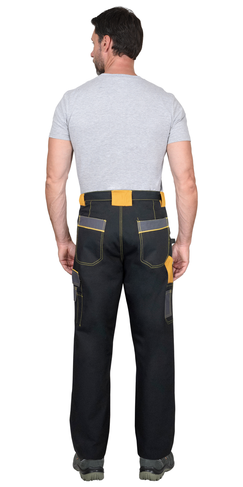 Брюки СИРИУС-АГАТ черный с темно-серым Брюки СИРИУС-АГАТ черный с темно-серым