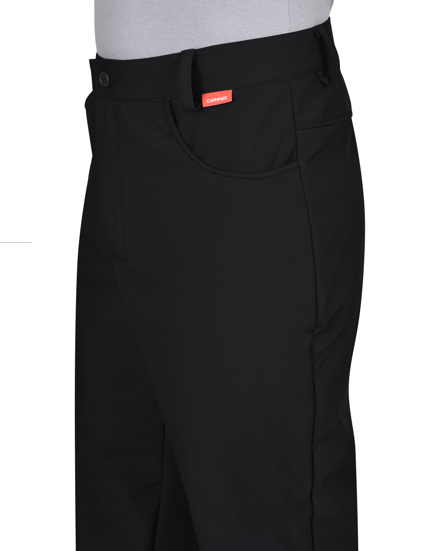 Костюм СИРИУС-АЗОВ с капюшоном черный софтшелл пл 350 г/кв.м Костюм СИРИУС-АЗОВ с капюшоном черный софтшелл пл 350 г/кв.м