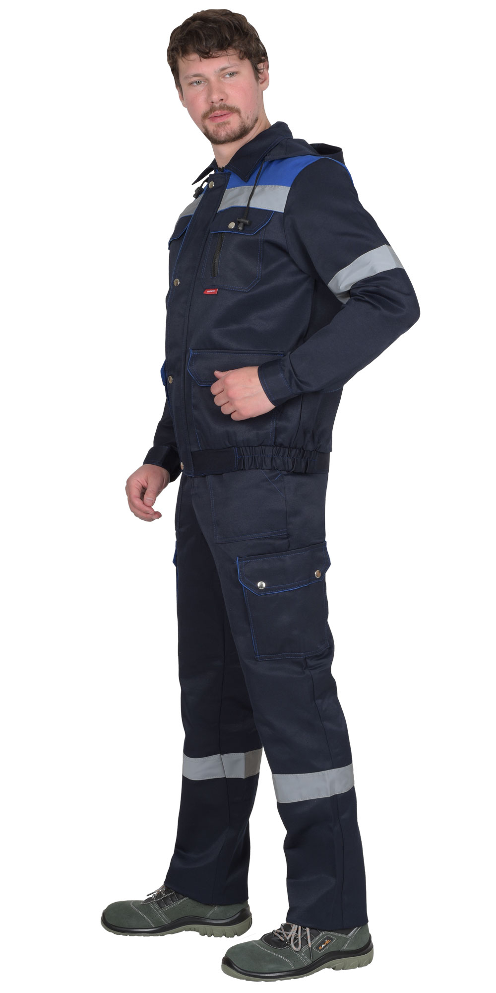 Костюм СИРИУС-ТИТАН куртка, п/к синий с васильковым и СОП Костюм СИРИУС-ТИТАН куртка, п/к синий с васильковым и СОП