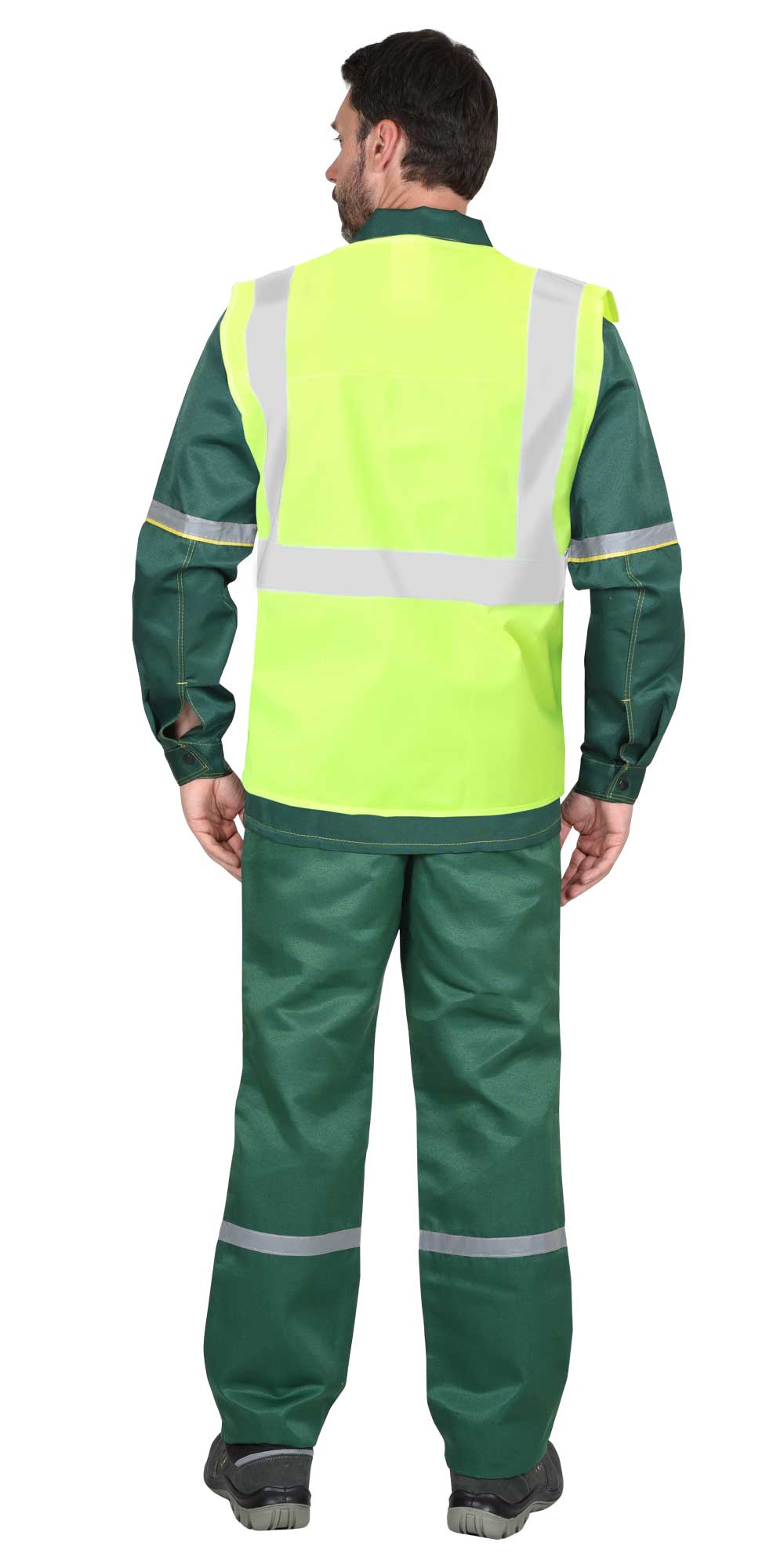 Жилет сигнальный SIRIUS класс 2, 3 СОП (трик.120 гр/м2, карманы) лимонный (ЧЗ) Жилет сигнальный SIRIUS класс 2, 3 СОП (трик.120 гр/м2, карманы) лимонный (ЧЗ)