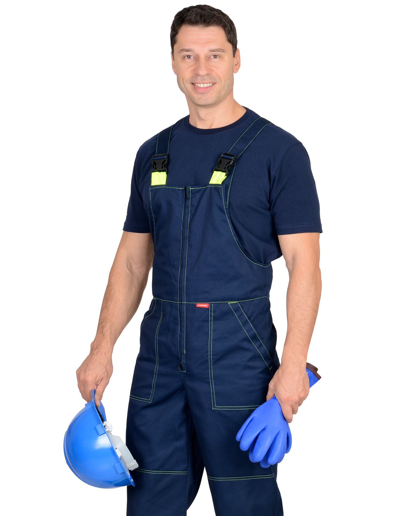 Костюм СИРИУС-ТЕРМИНАЛ куртка, п/к, темно-синий с лимонным и СОП Костюм СИРИУС-ТЕРМИНАЛ куртка, п/к, темно-синий с лимонным и СОП