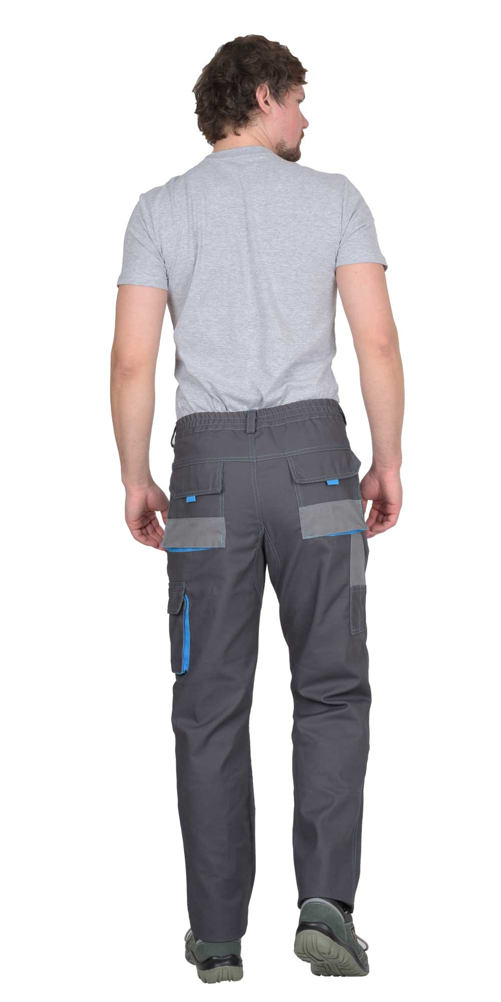 Брюки СИРИУС-ДВИН т.серые со средне серым и голубой отделкой пл. 275 г/кв.м Брюки СИРИУС-ДВИН т.серые со средне серым и голубой отделкой пл. 275 г/кв.м