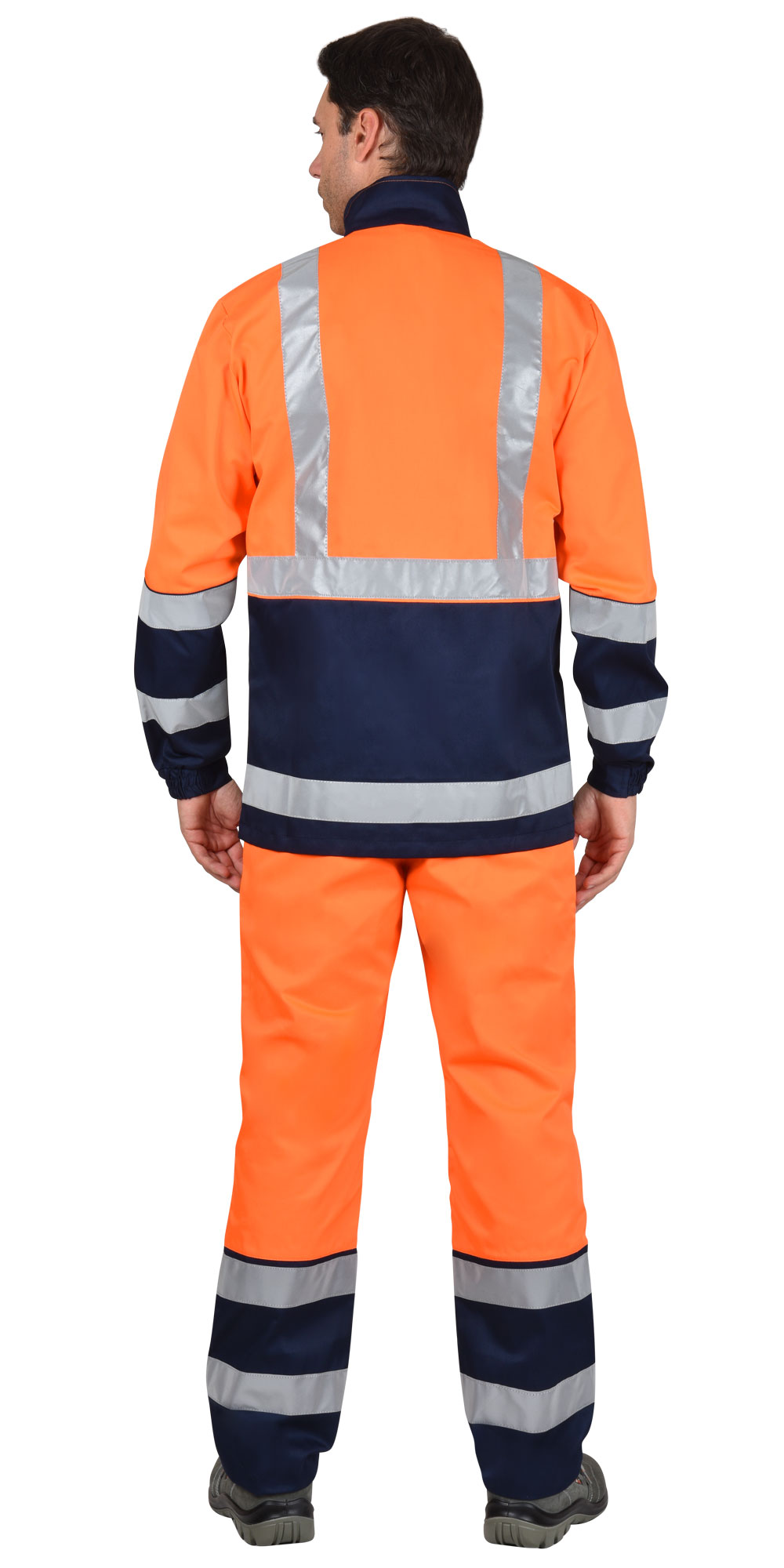 Костюм СИРИУС-ТЕРМИНАЛ-3 куртка, п/к оранжевый с темно-синим Костюм СИРИУС-ТЕРМИНАЛ-3 куртка, п/к оранжевый с темно-синим