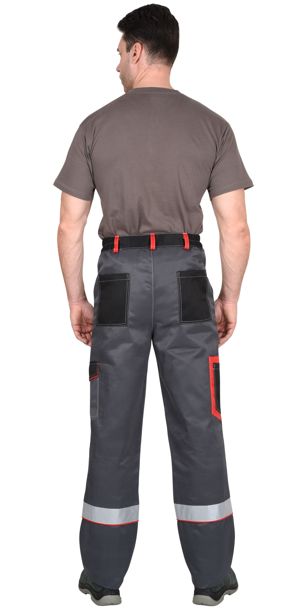 Костюм СИРИУС-ПОЛИНОМ куртка и брюки, т.серый с черным со св.серым и красным, СОП Костюм СИРИУС-ПОЛИНОМ куртка и брюки, т.серый с черным со св.серым и красным, СОП