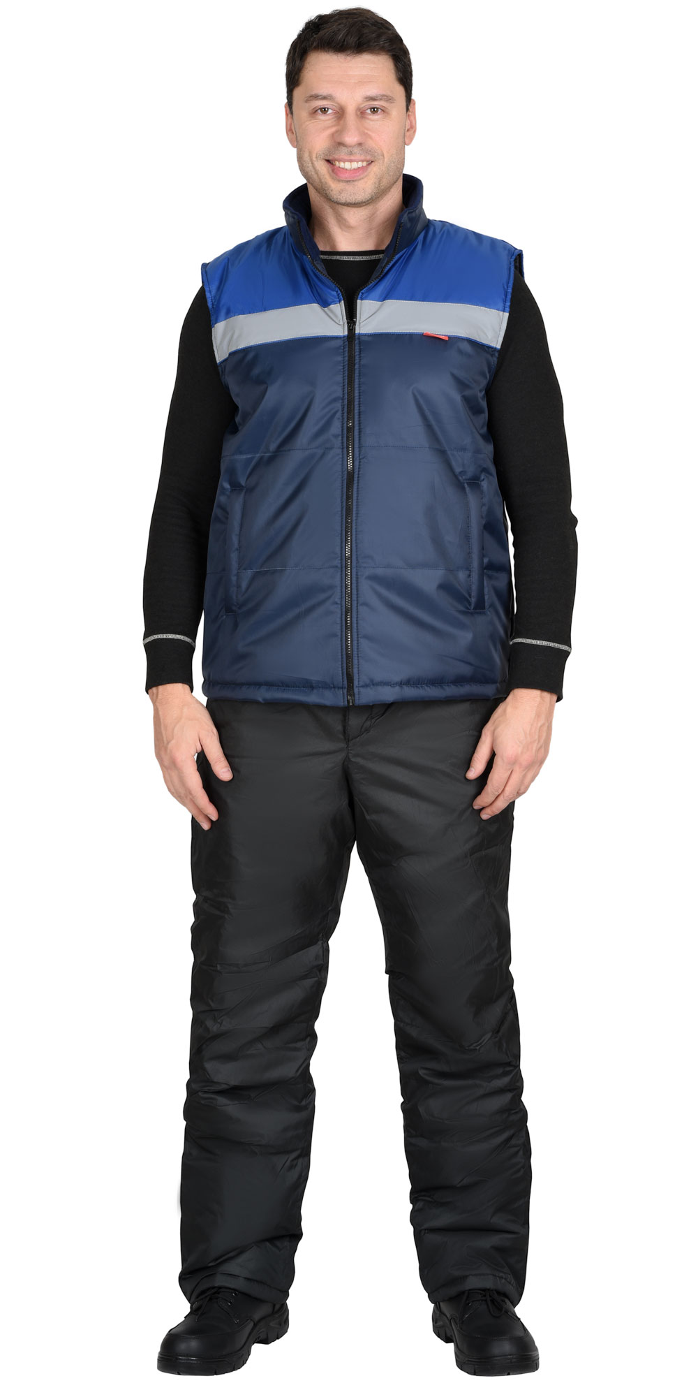 Жилет СИРИУС-ЭКСПРЕСС синий с васильковым и СОП Жилет СИРИУС-ЭКСПРЕСС синий с васильковым и СОП