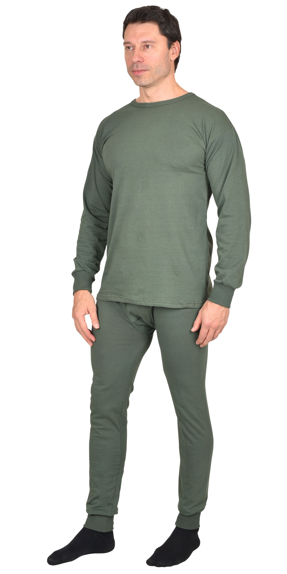 Бельё нательное трикотажное (лето), оливковые тона, 100% х/б, Россия, ГОСТ Бельё нательное трикотажное (лето), оливковые тона, 100% х/б, Россия, ГОСТ