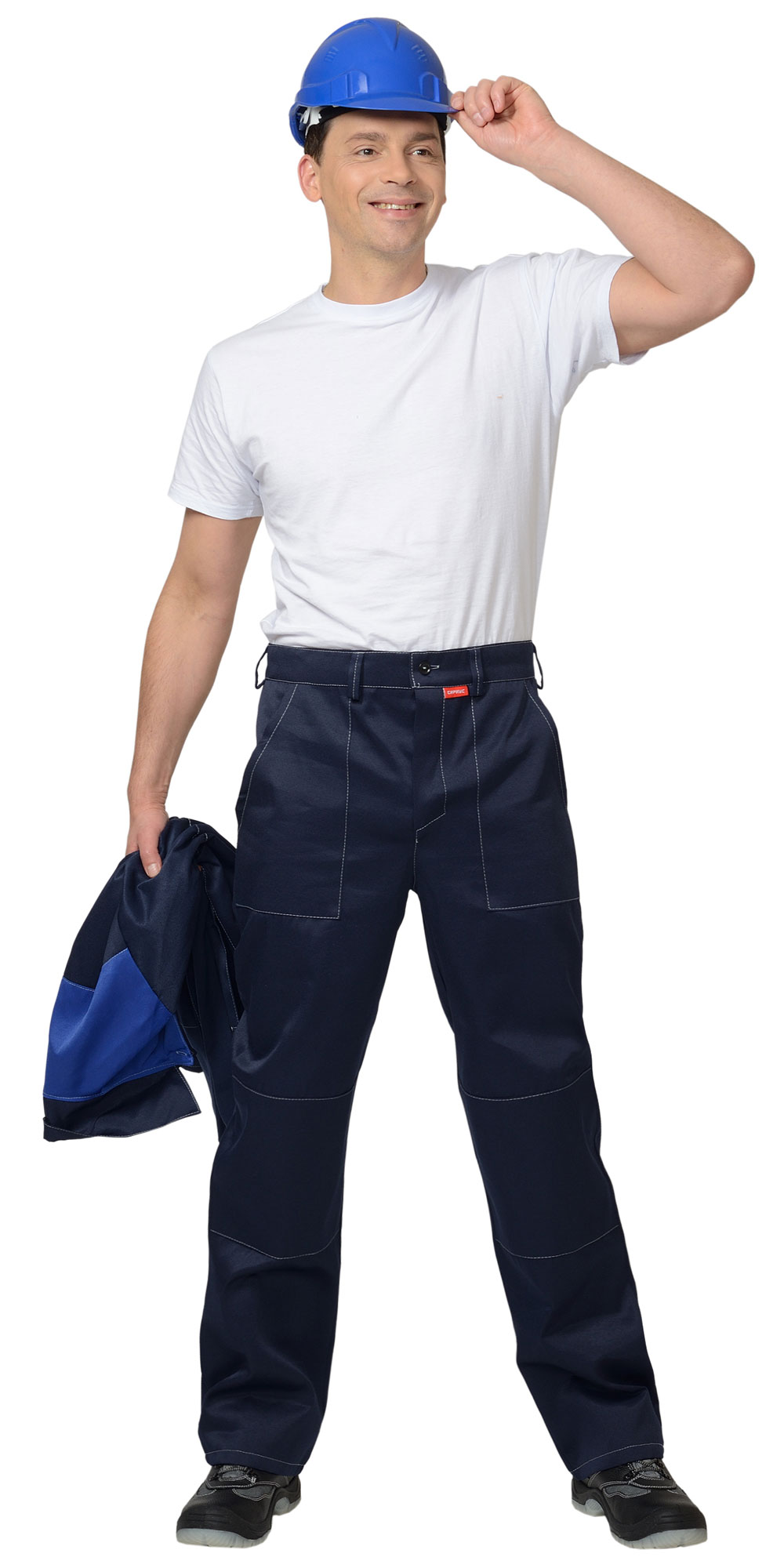 Костюм СИРИУС-АСПЕКТ/СТАНДАРТ куртка, брюки т.синий с васильковым Костюм СИРИУС-АСПЕКТ/СТАНДАРТ куртка, брюки т.синий с васильковым