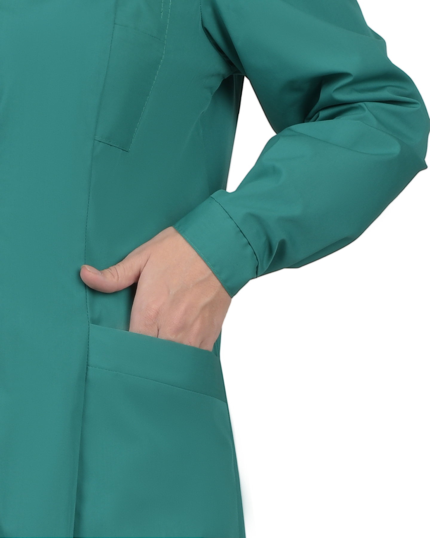 Халат женский с рельефами зелёный Халат женский с рельефами зелёный