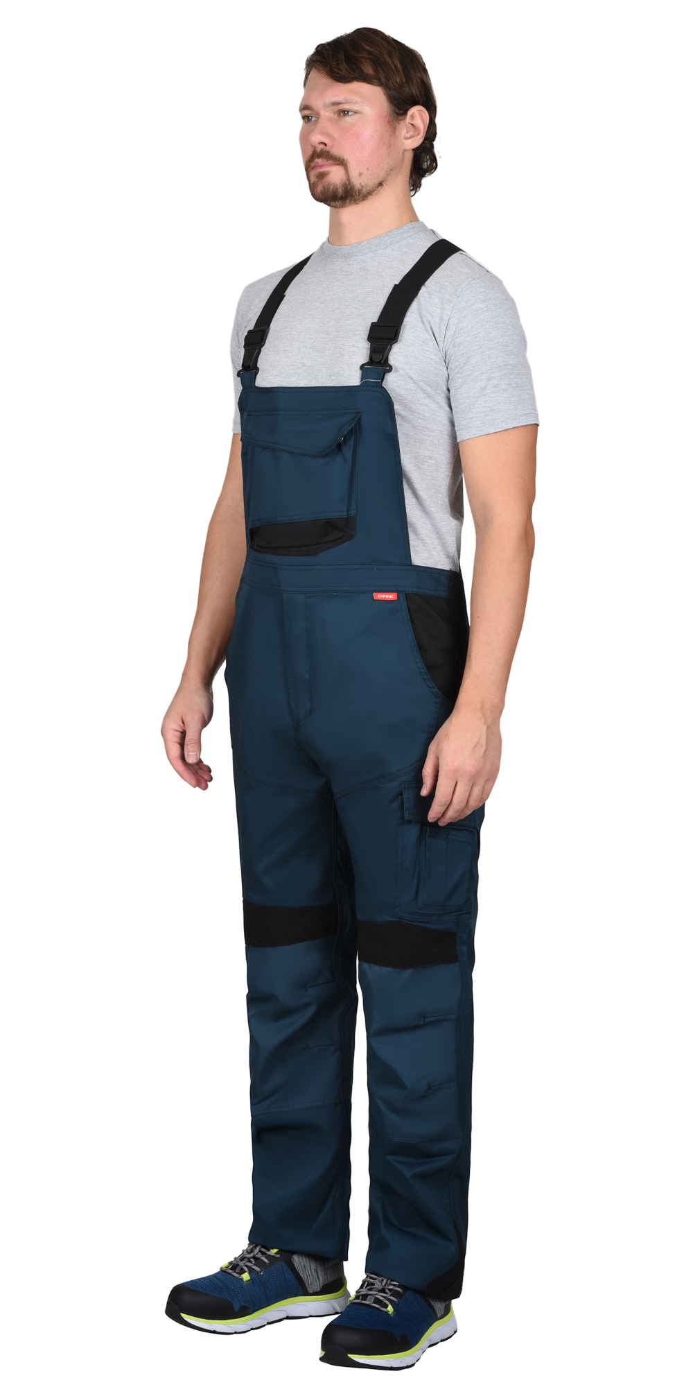 Полукомбинезон СИРИУС-ЦИТРИН морена с черным Полукомбинезон СИРИУС-ЦИТРИН морена с черным