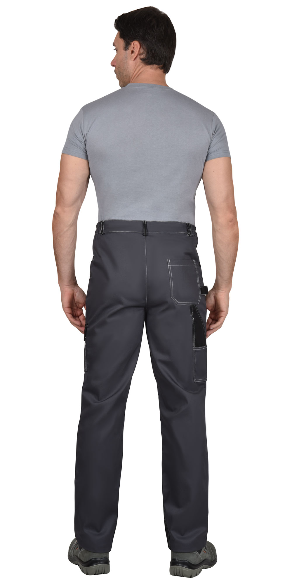 Костюм СИРИУС-ФАВОРИТ-МЕГА мужской летний, куртка и брюки, серый с красным и черным, СОП Костюм СИРИУС-ФАВОРИТ-МЕГА мужской летний, куртка и брюки, серый с красным и черным, СОП