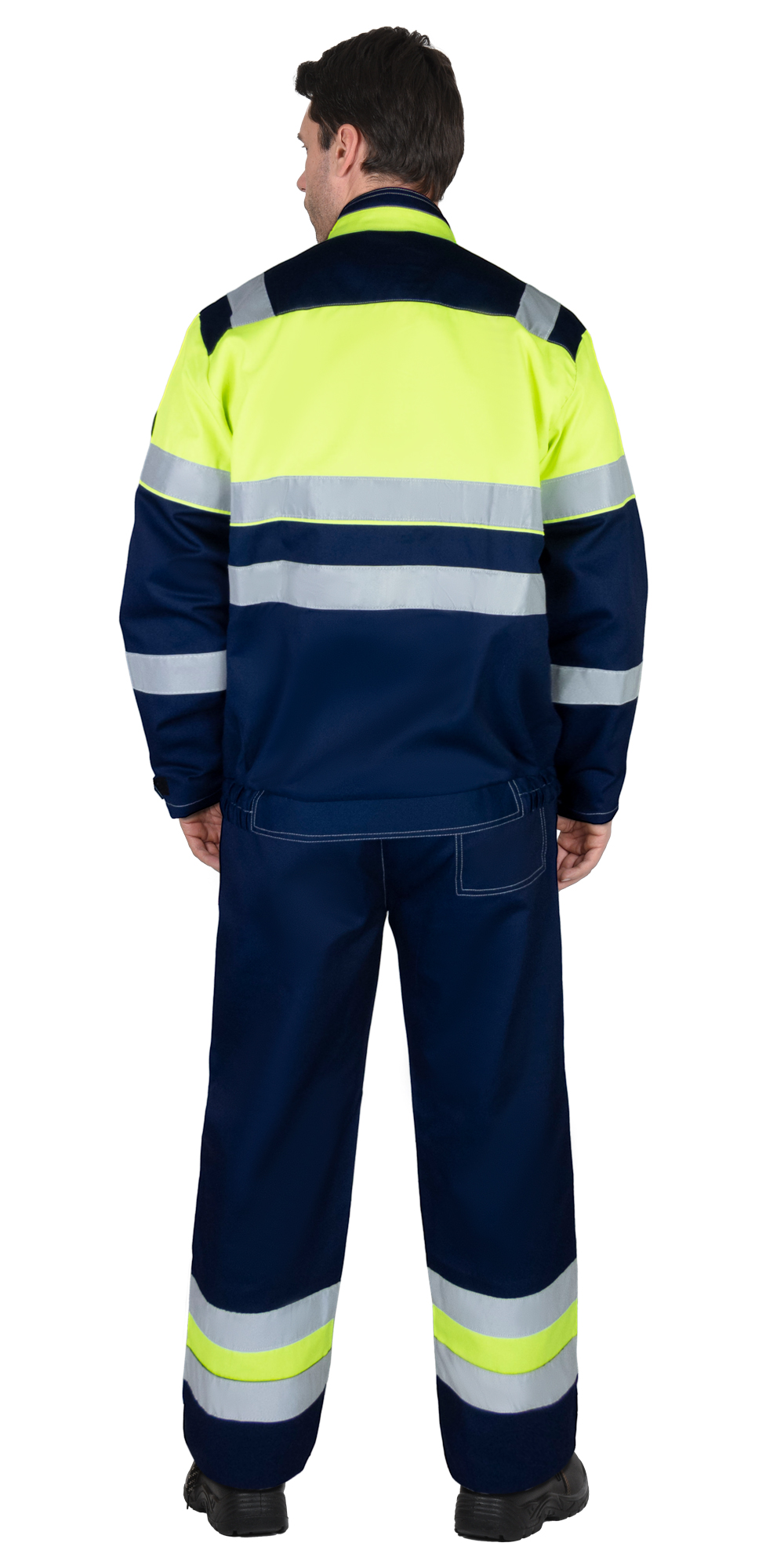 Костюм СИРИУС-НАВИГАТОР-2 куртка, брюки, синий с лимонным и СОП Костюм СИРИУС-НАВИГАТОР-2 куртка, брюки, синий с лимонным и СОП