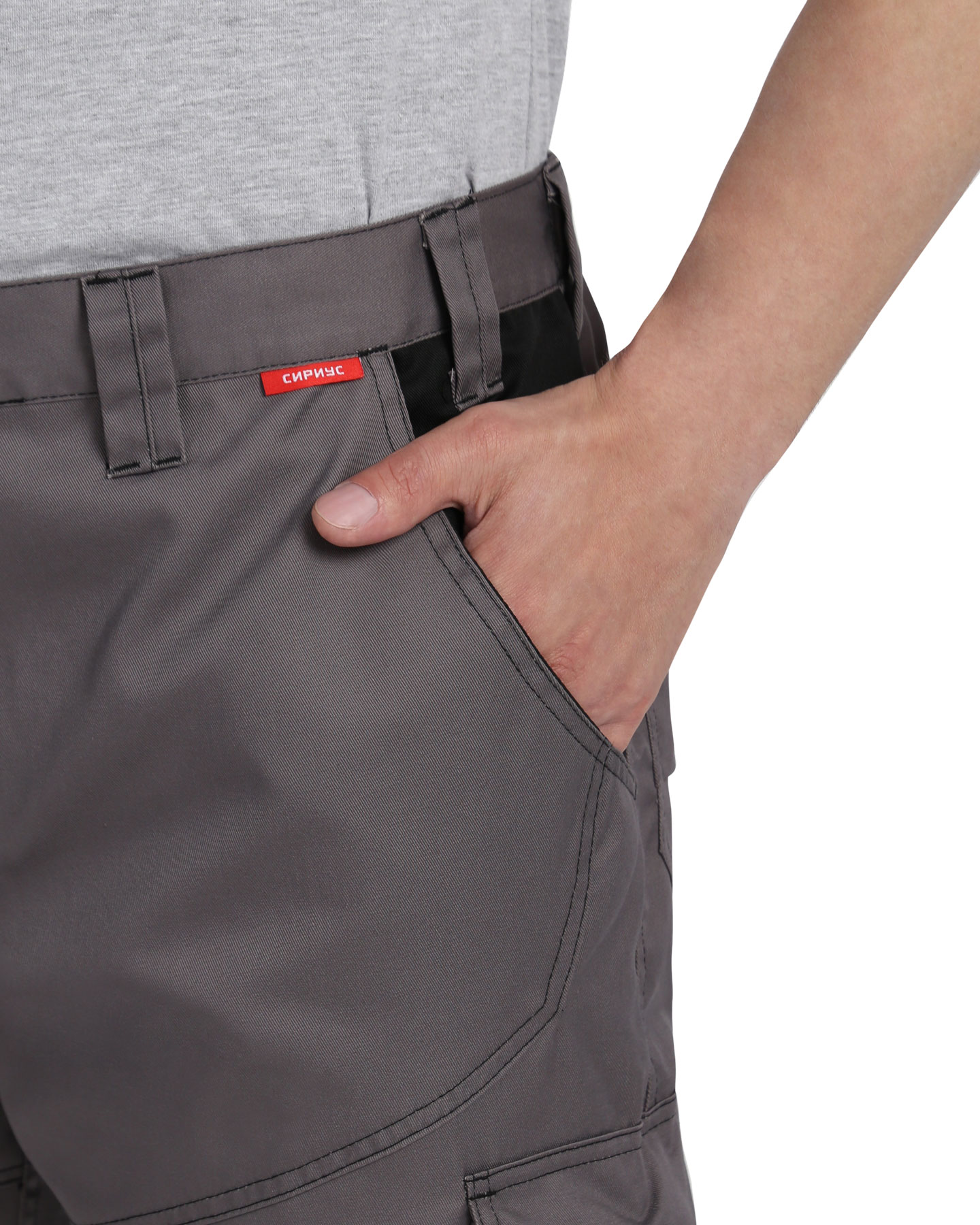 Брюки СИРИУС-ЦИТРИН ср.серый с черным Брюки СИРИУС-ЦИТРИН ср.серый с черным
