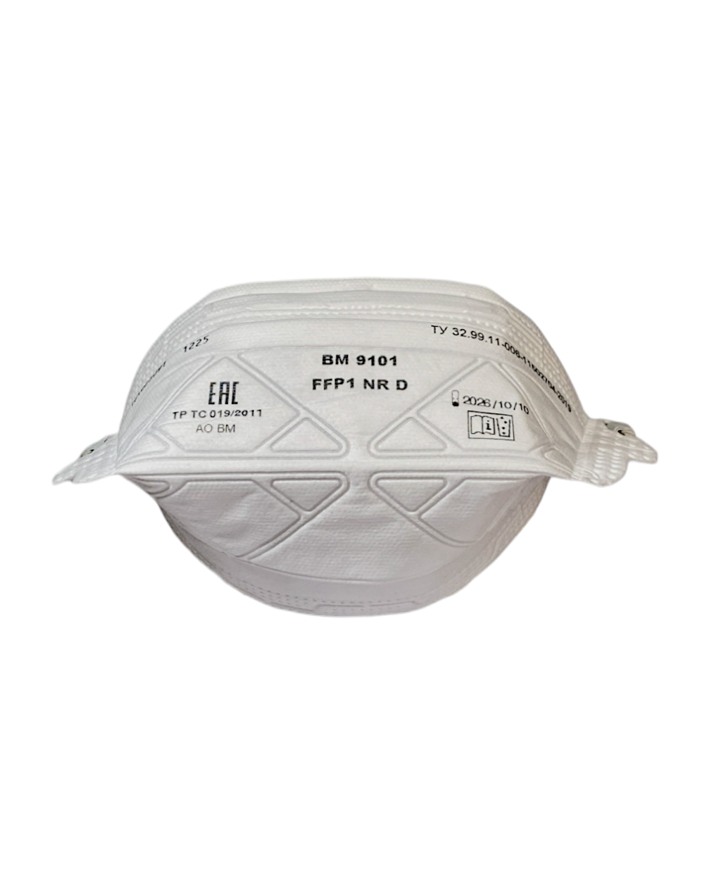 Респиратор ВМ-9101 NR D FFP1 (4 ПДК) без клапана, складная, от аэрозолей (кр25х1000) Респиратор ВМ-9101 NR D FFP1 (4 ПДК) без клапана, складная, от аэрозолей (кр25х1000)