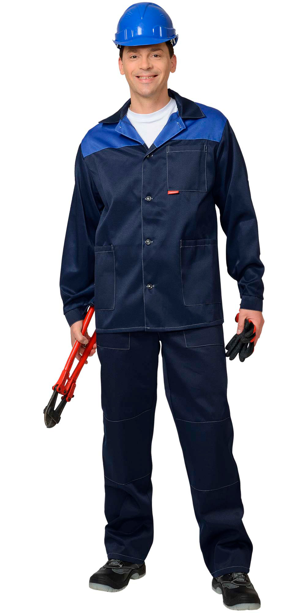 Костюм СИРИУС-АСПЕКТ/СТАНДАРТ куртка, брюки т.синий с васильковым Костюм СИРИУС-АСПЕКТ/СТАНДАРТ куртка, брюки т.синий с васильковым